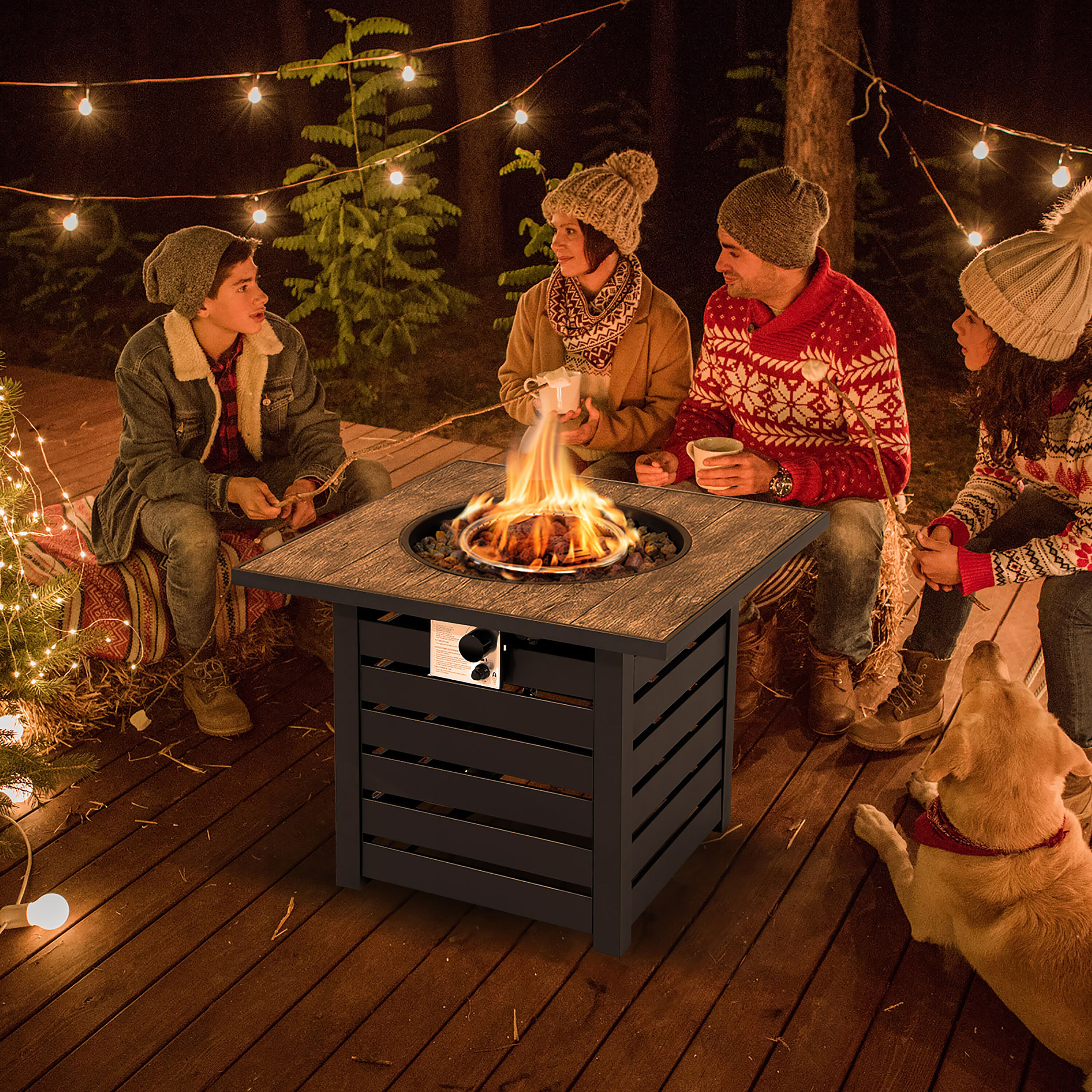 Costway NP10459 Outdoor-Gas-Firepits - View #7