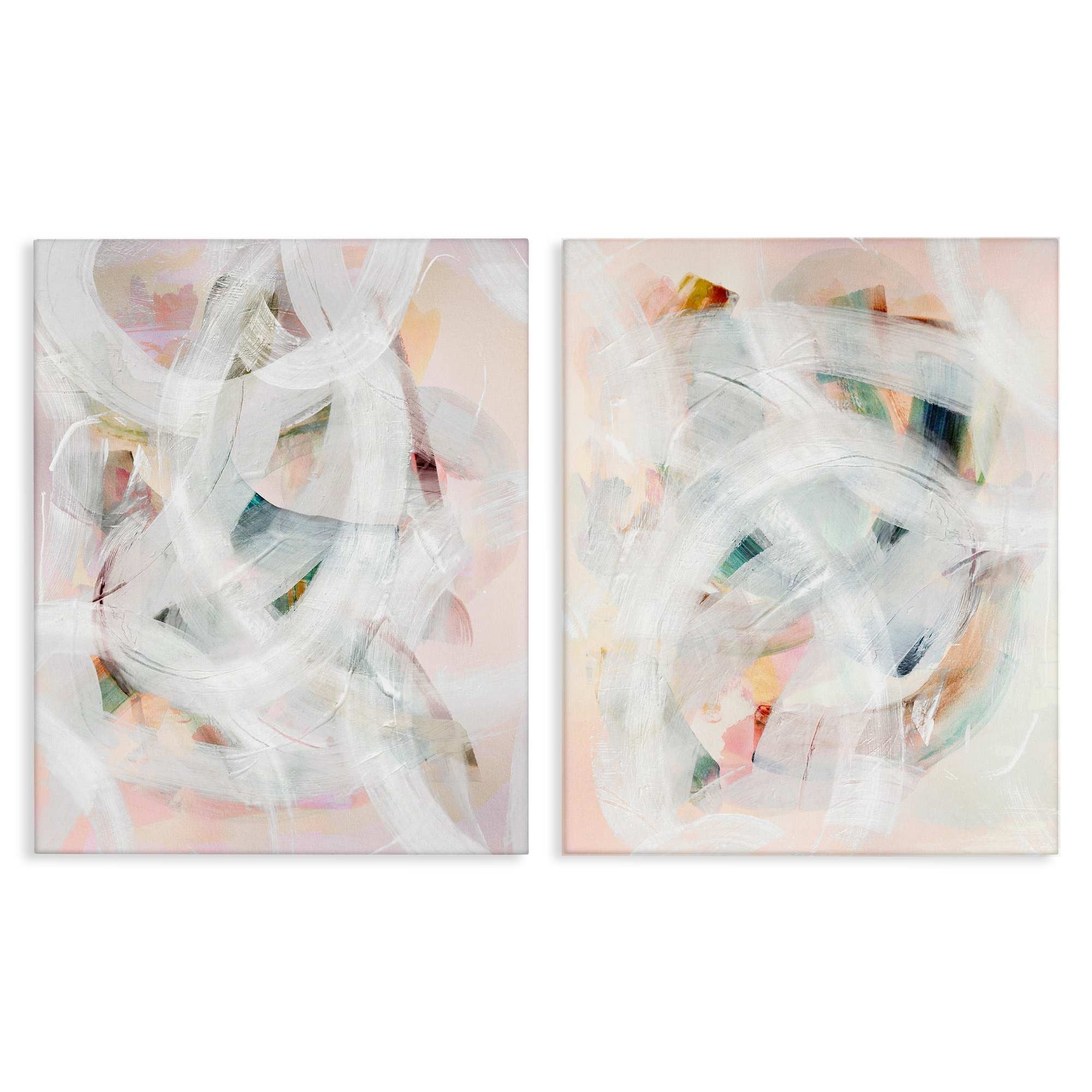 Stupell Industries B2-883-CN-2PC-24X30 Subtle and Soft Abstraction 2 Piece Canvas Wall Art Set By Gemma Bardot 24 x 30