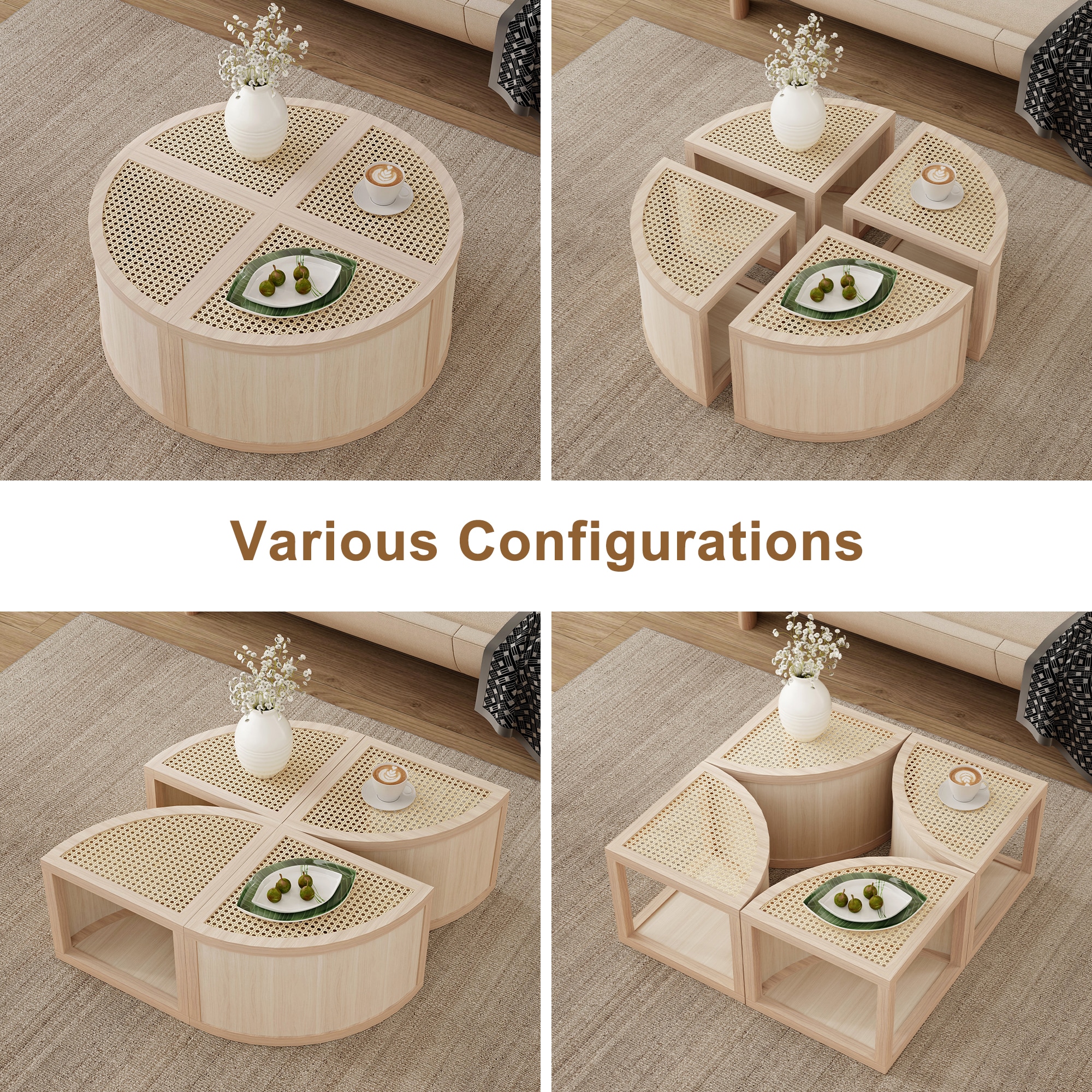 ModernLuxe L3P-N735P185130N Coffee-Tables - View #5