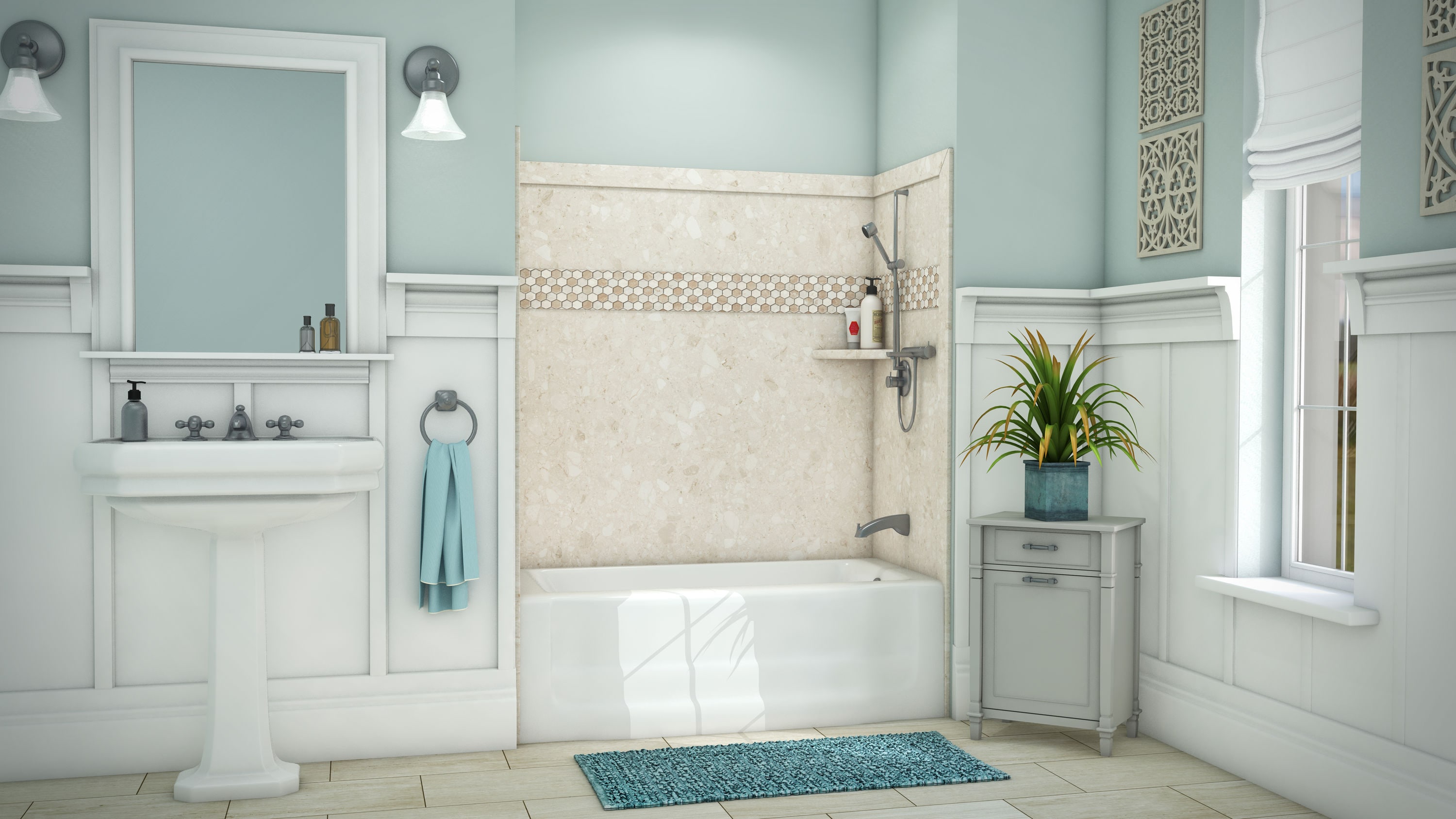 FlexStone FLXAT6048CA Shower-Parts - View #2