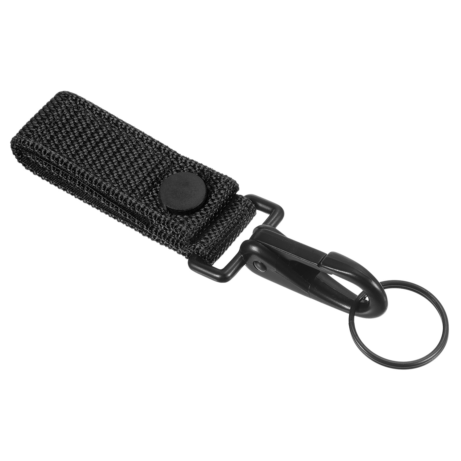 PATIKIL Belt Keeper Key Ring Nylon Webbing Strap Hanging Gear Buckle ...