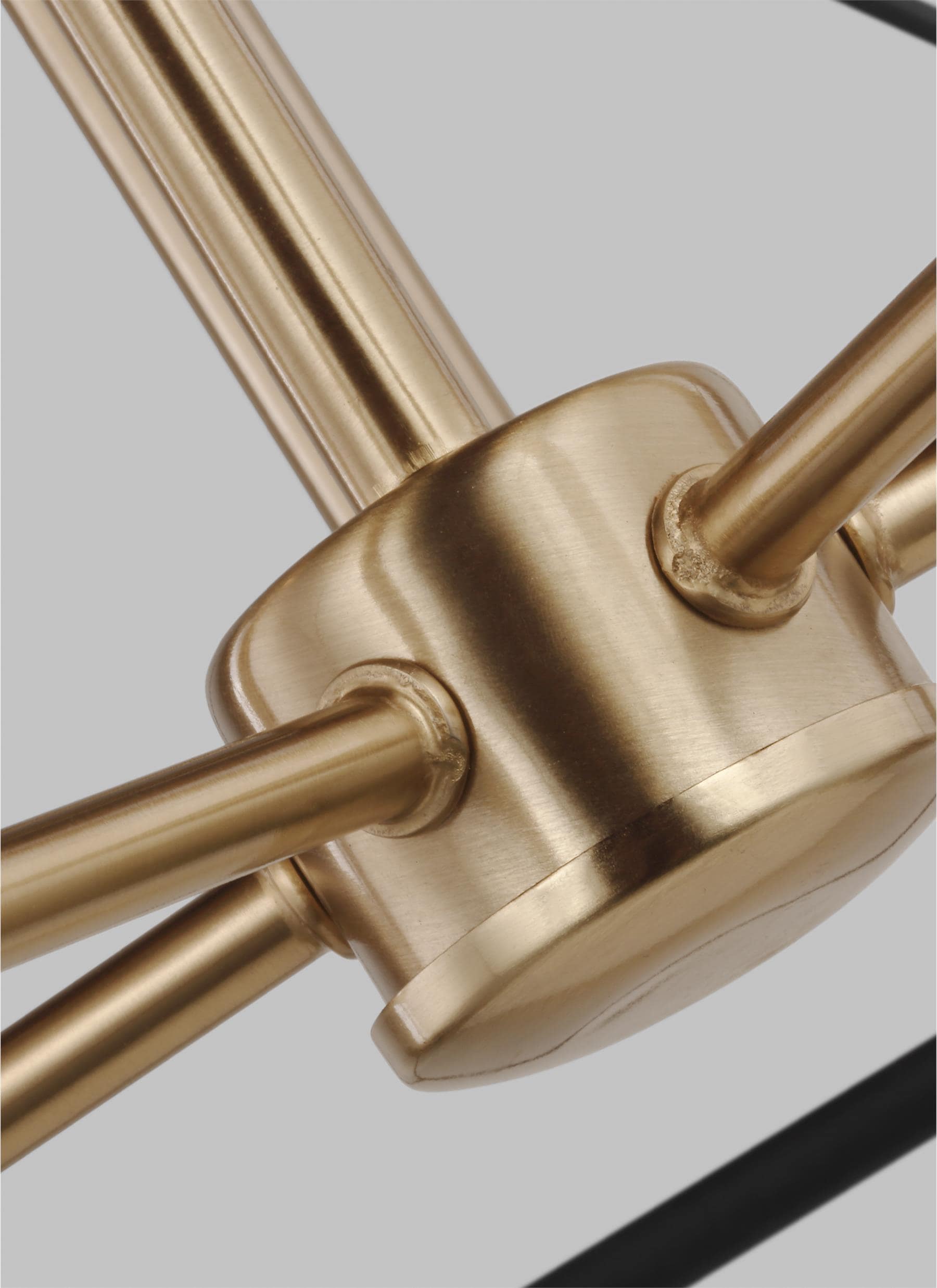 Generation Lighting Zarra 5-Light Satin Brass Modern Generation Lighting Zarra 5-Light Satin Brass Modern