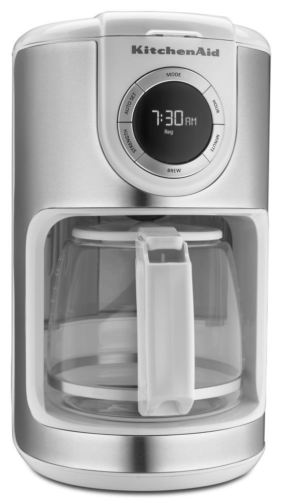 KitchenAid 12-Cup White Residential Drip Coffee Maker at