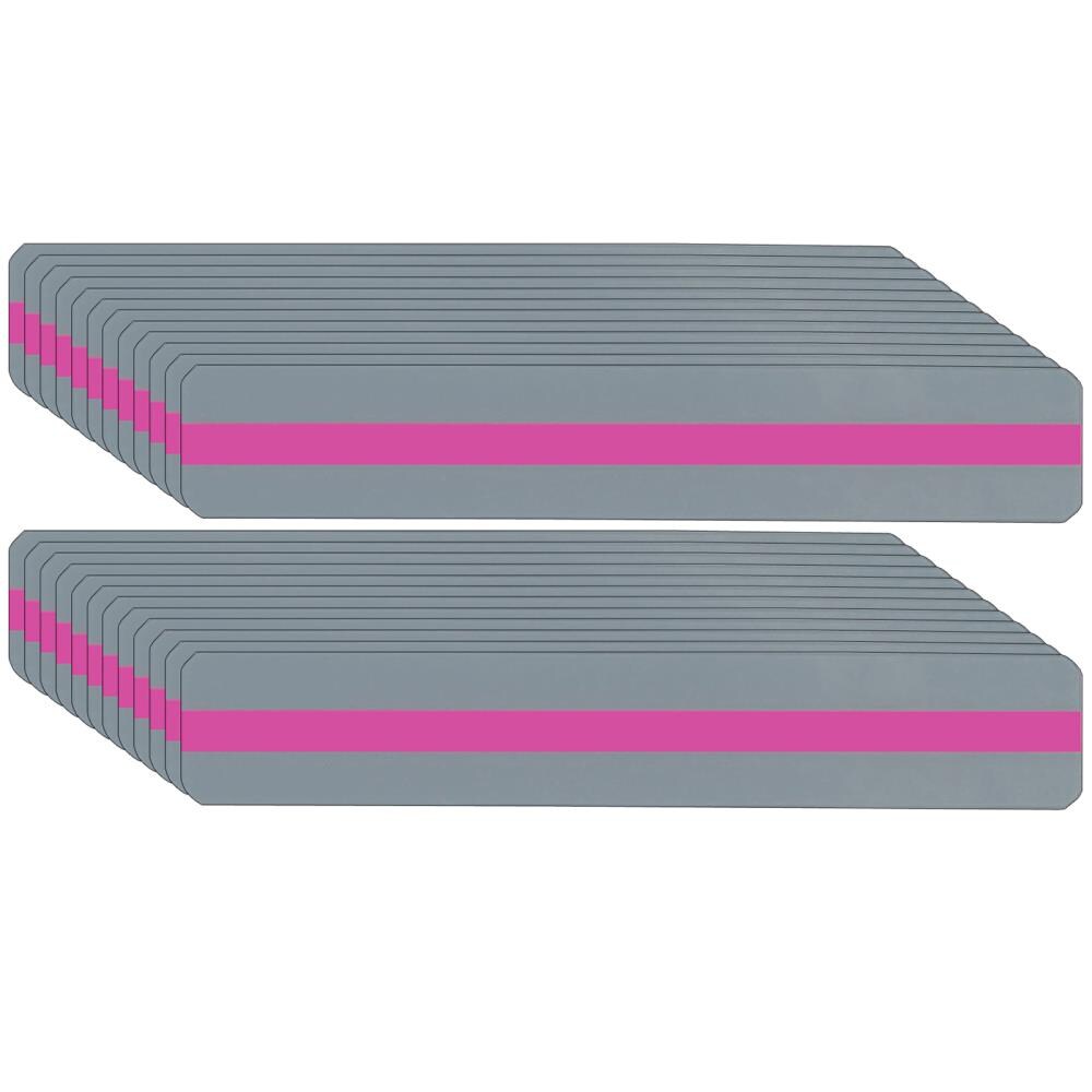 Ashley Productions ASH10803-24 Sentence Strip Reading Guide, 1.25 -in x 7.25 -in, Pink, Pack of 24