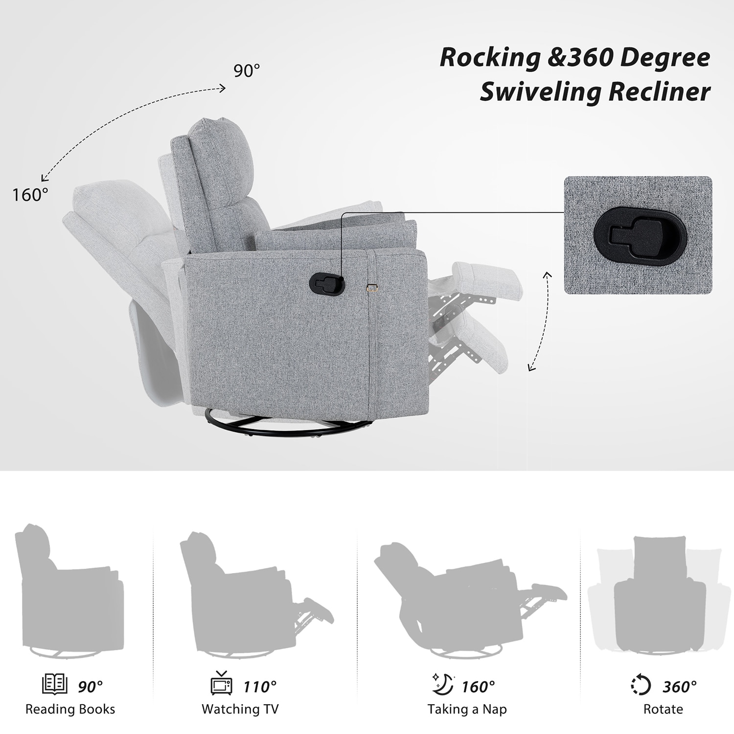 GZMR GZ-12508AAP recliners - View #4