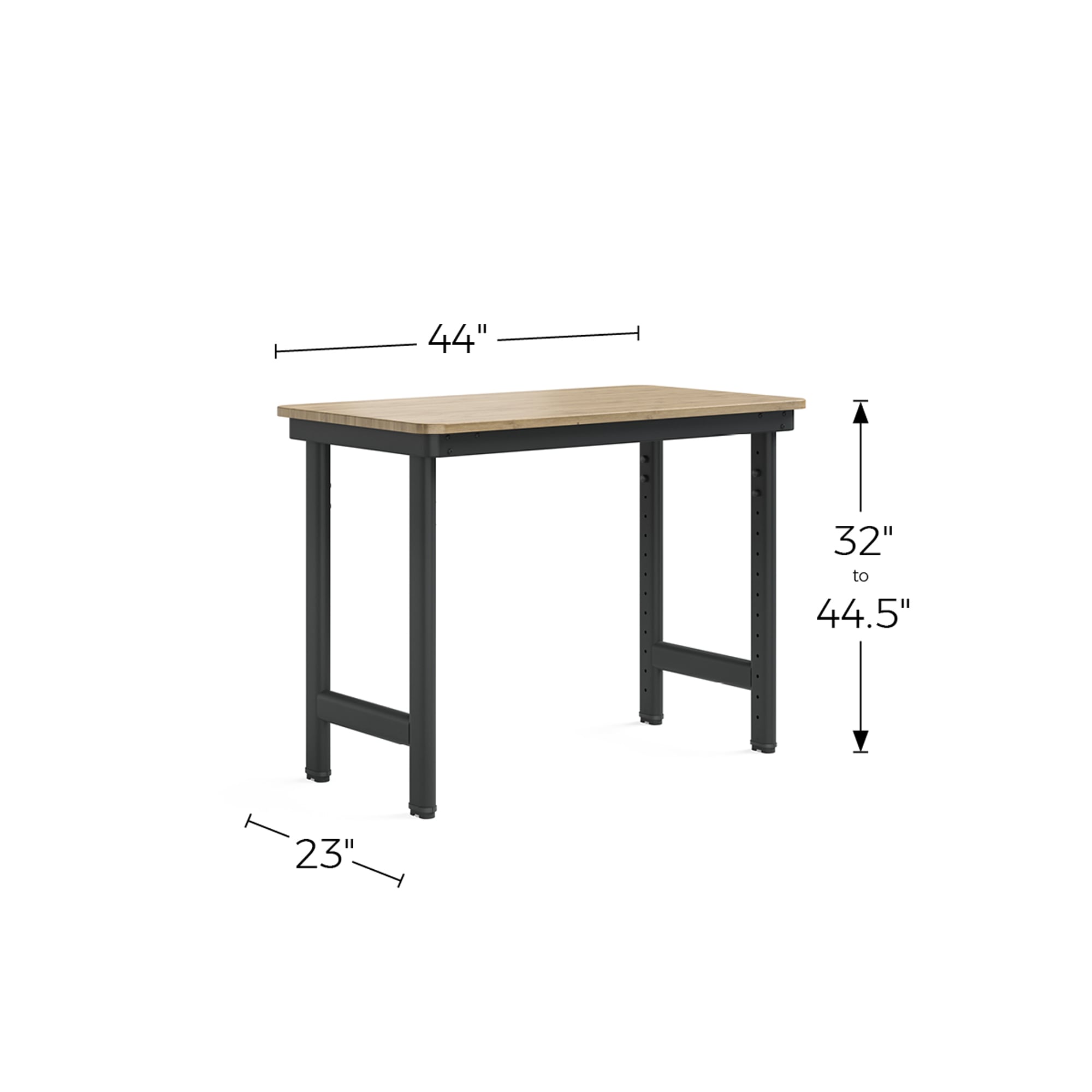Everest Work Table 44-in W x 32-in H Steel Graphite Gray Freestanding Utility Storage Cabinet