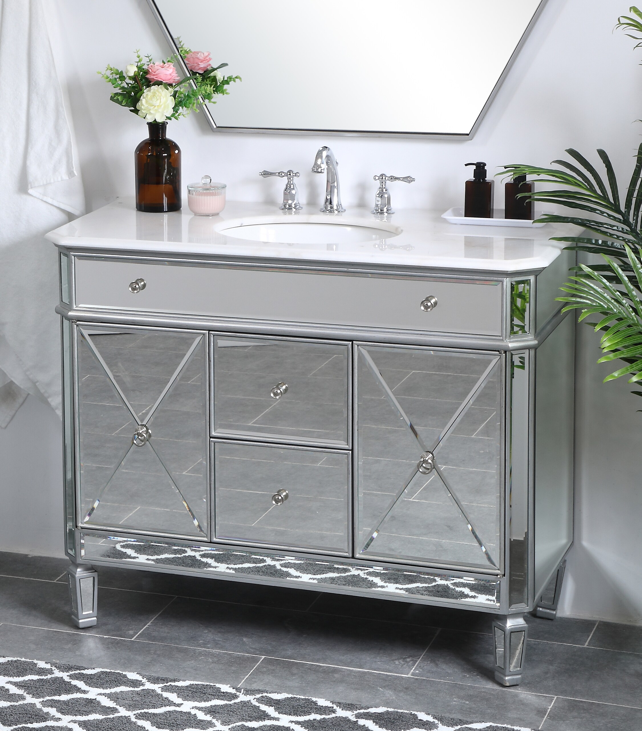 Elegant Decor HF33126SL Bath-Vanity-Combo - View #4