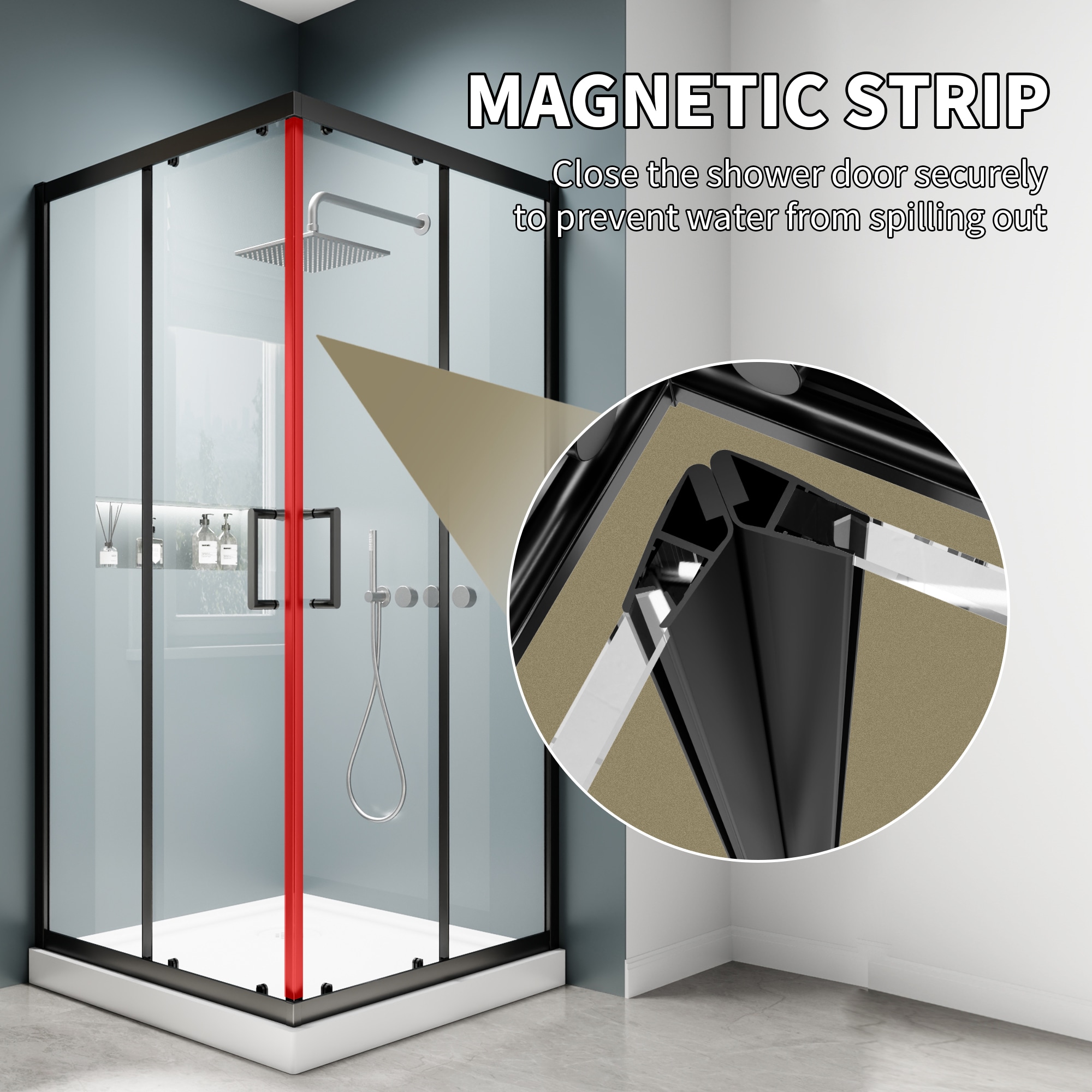 AAZJ JKF-MD01-7230SF2 Shower-Doors - View #5