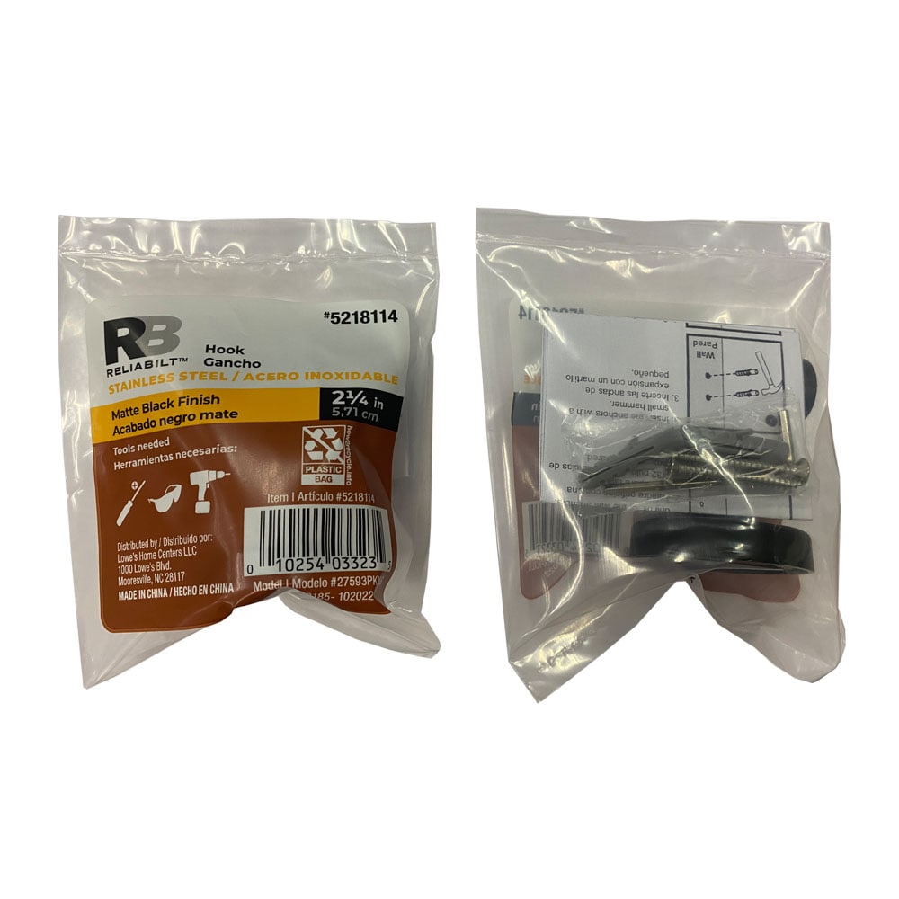 RELIABILT 27593PKXLG hooks - View #8