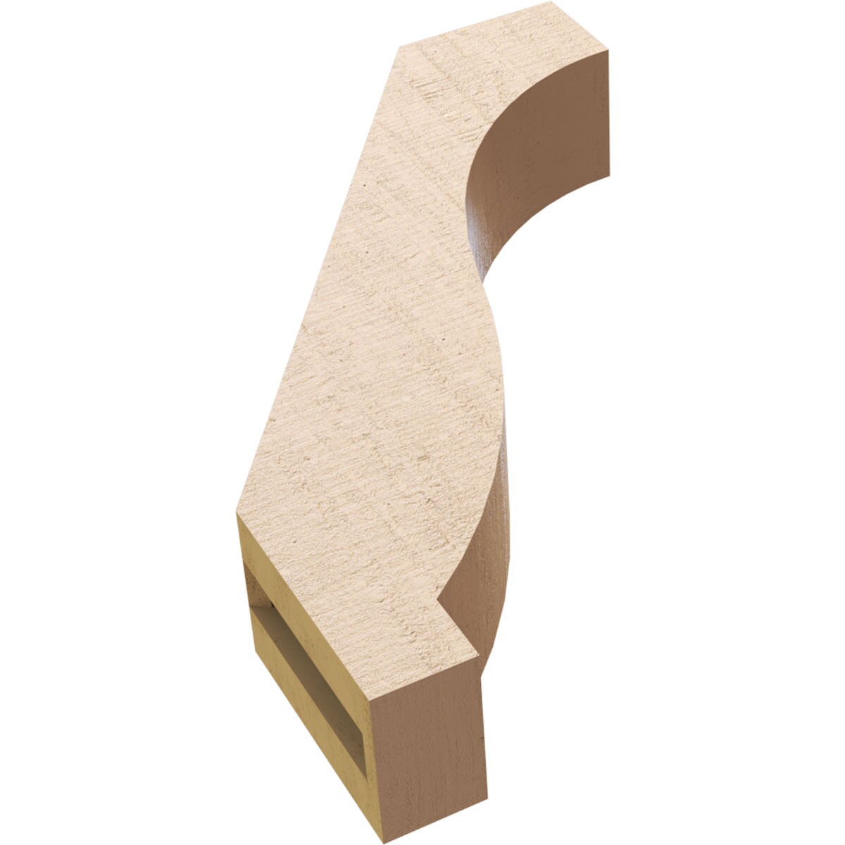 Ekena Millwork BRCUR03X12X16BKRRCPR braces - View #7
