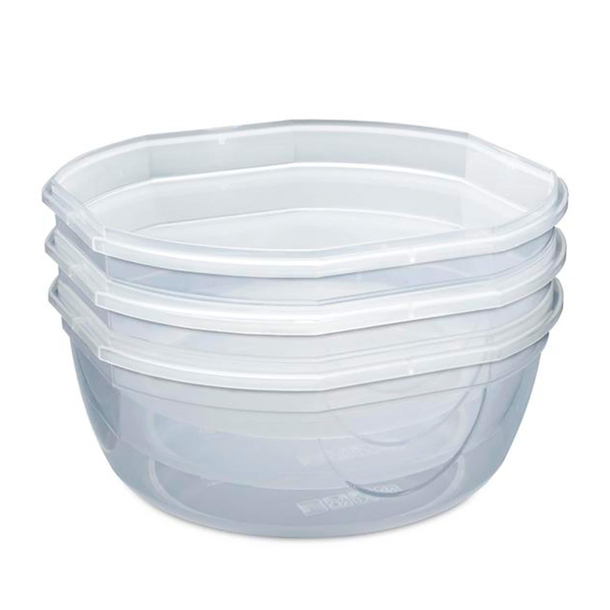 Sterilite 6-Pack 2-Gallon Plastic Bpa-free Reusable Food Storage