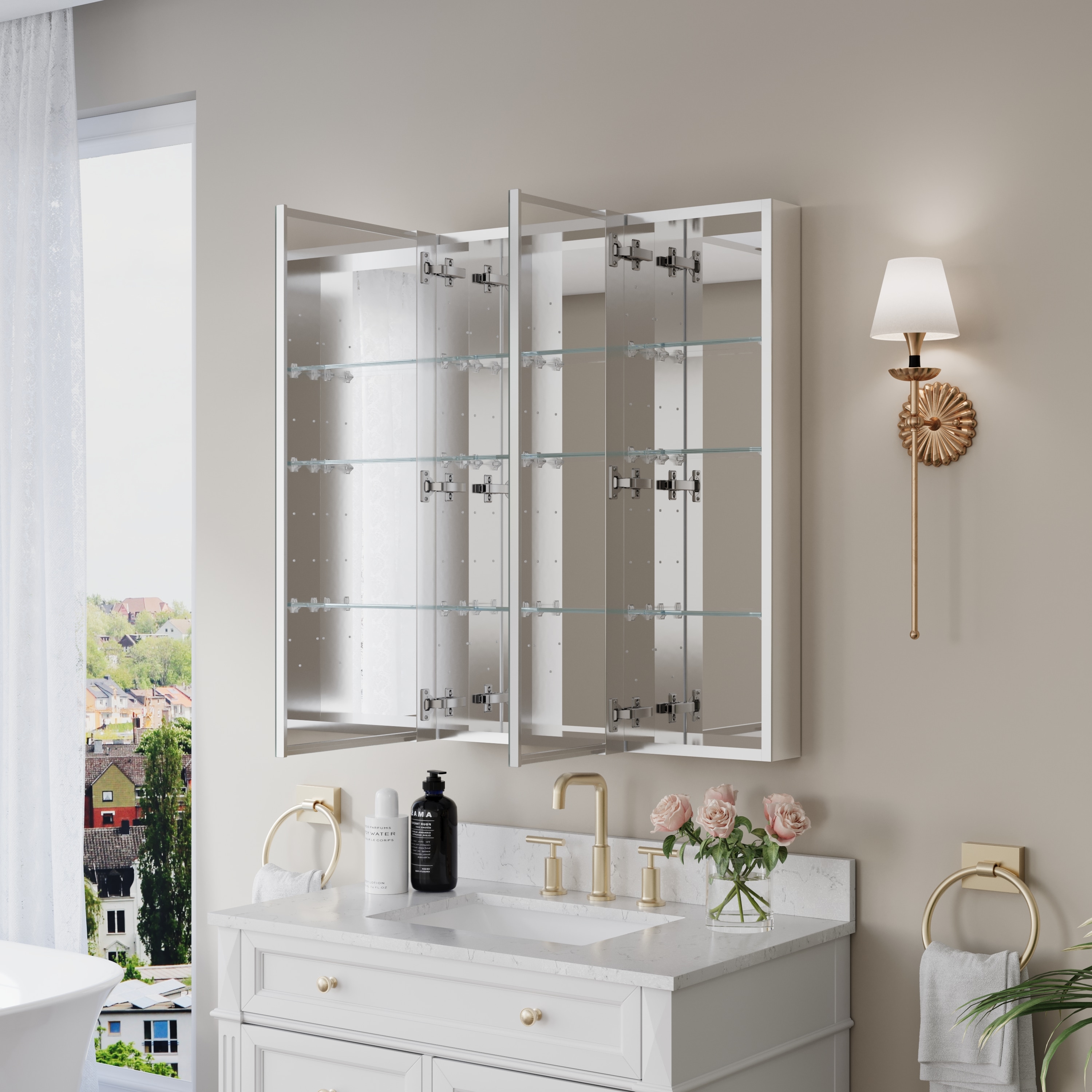 CALVON WMBFL30L Bathroom-Medicine-Cabinets - View #3