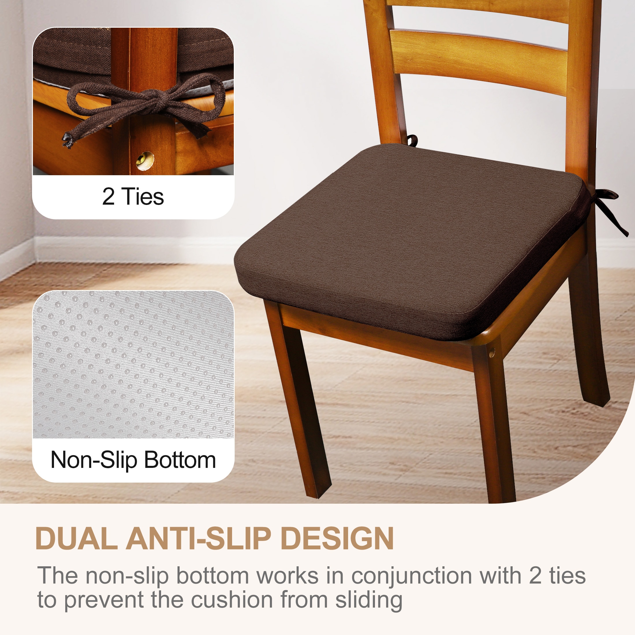 AAAAAcessories LS-DCCLS-ZONG-2P Indoor-Chair-Cushions - View #4