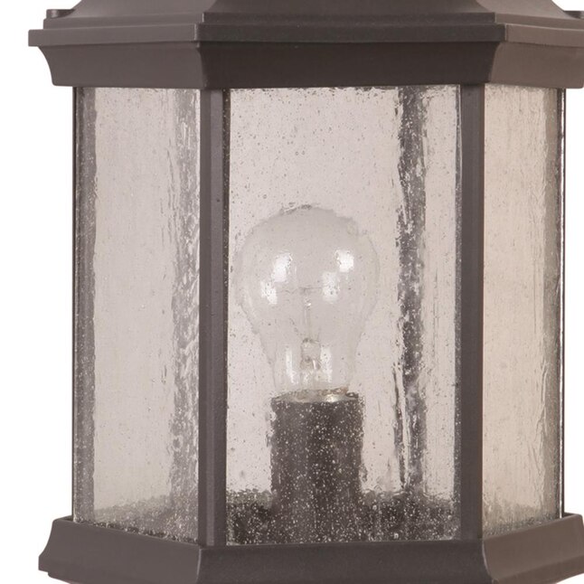 Craftmade Hex Style 100-Watt 21.5-in Textured Matte Black Traditional Post Light Craftmade Hex Style 100-Watt 21.5-in Textured Matte Black Traditional Post Light