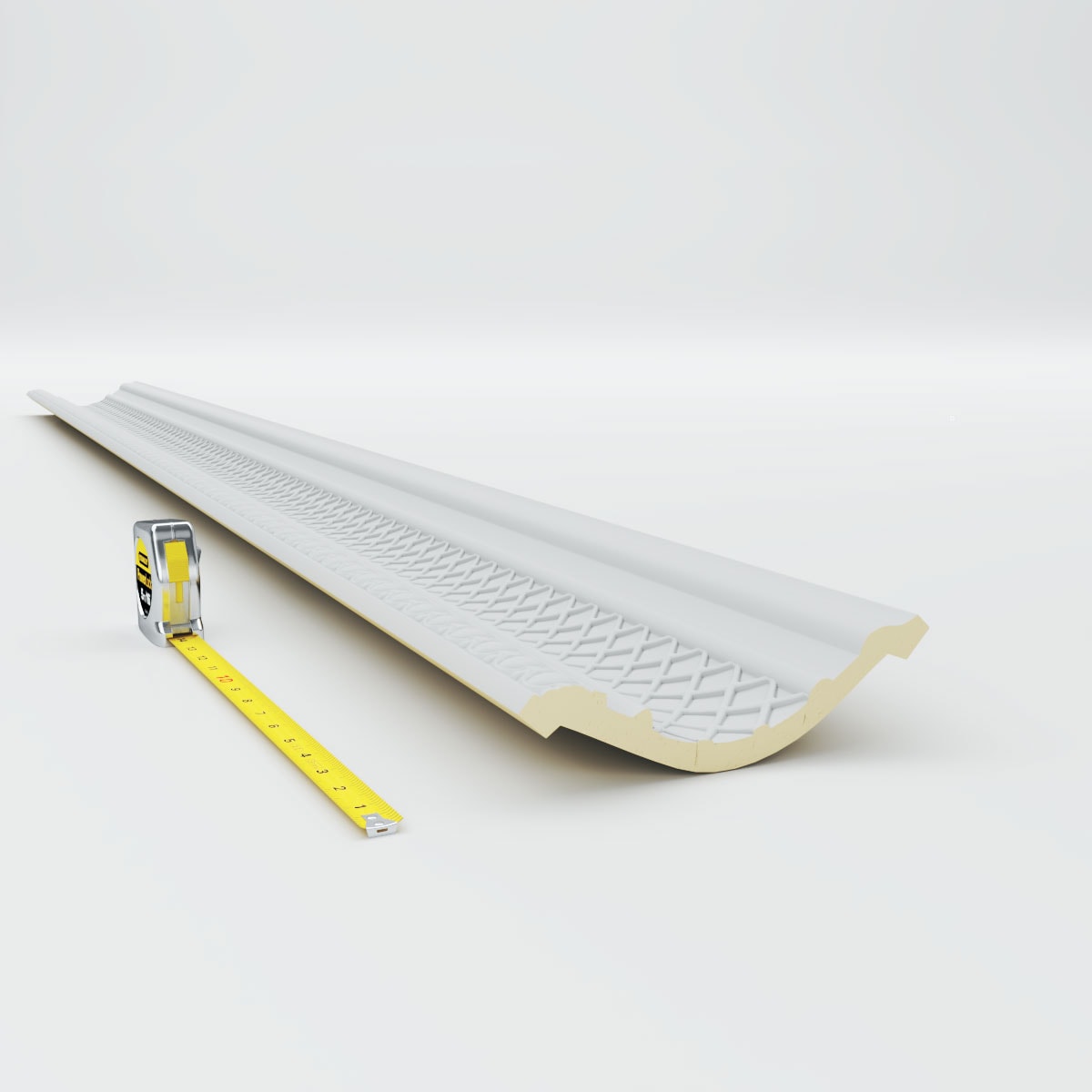 Brightton White Polyurethane Decorative Crown Moulding