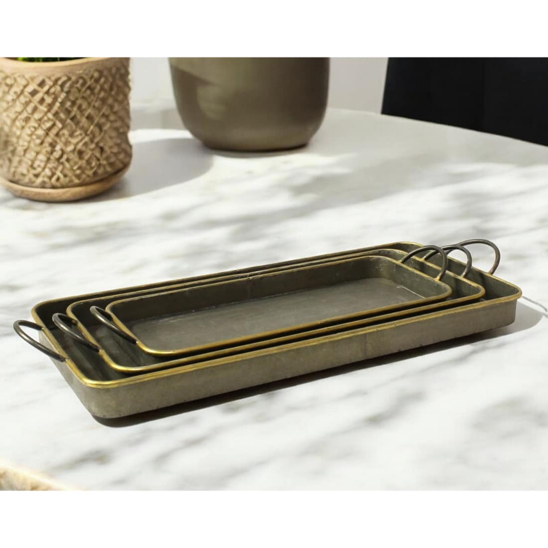 HomeRoots 4000384121 Serving-Trays-Caddies - View #2