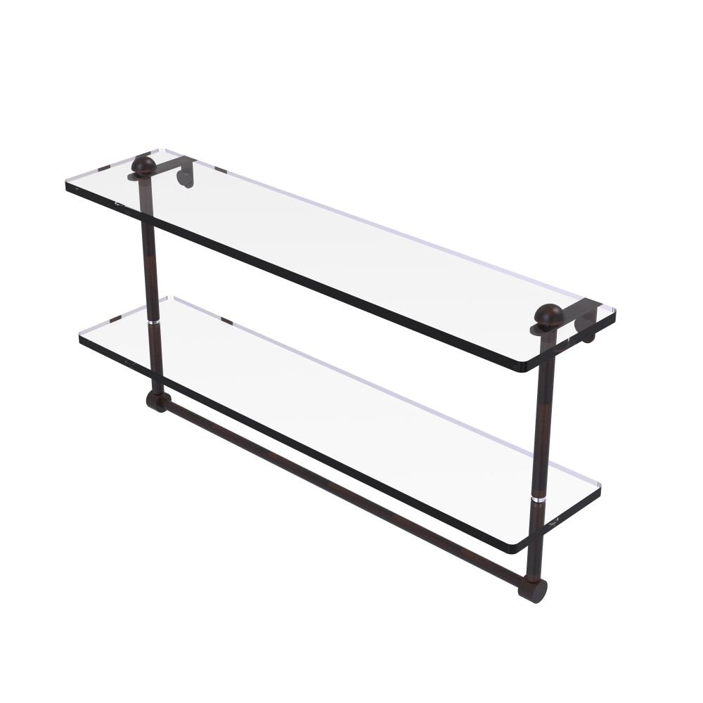 Allied Brass RC-2/22TB-VB Venetian Bronze 2 -Tier Wall mount Bathroom Shelf ( 22-in x 12-in x 5-in )