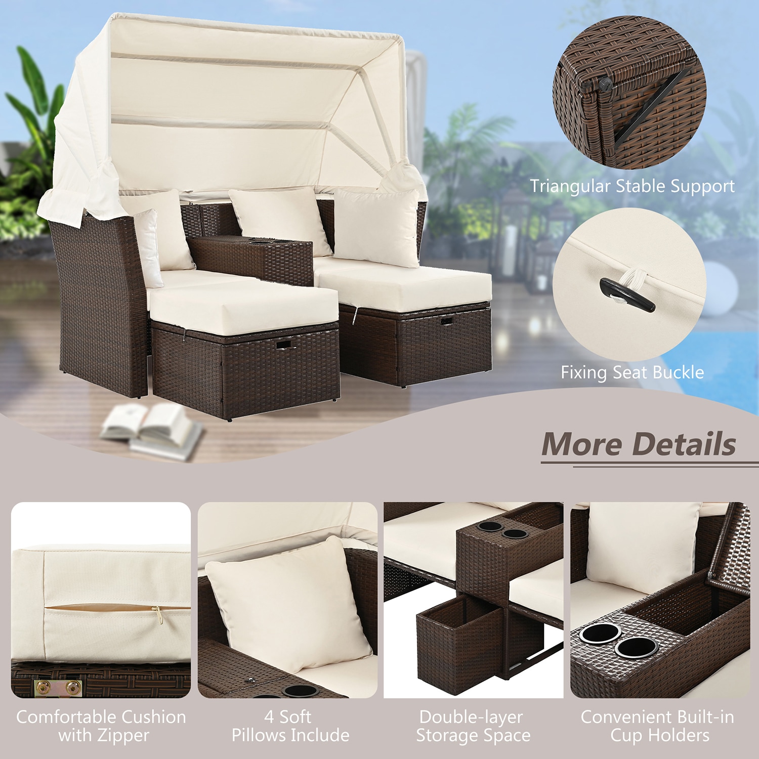 Bybafun YA3700473 Patio-Sofas-Daybeds - View #8