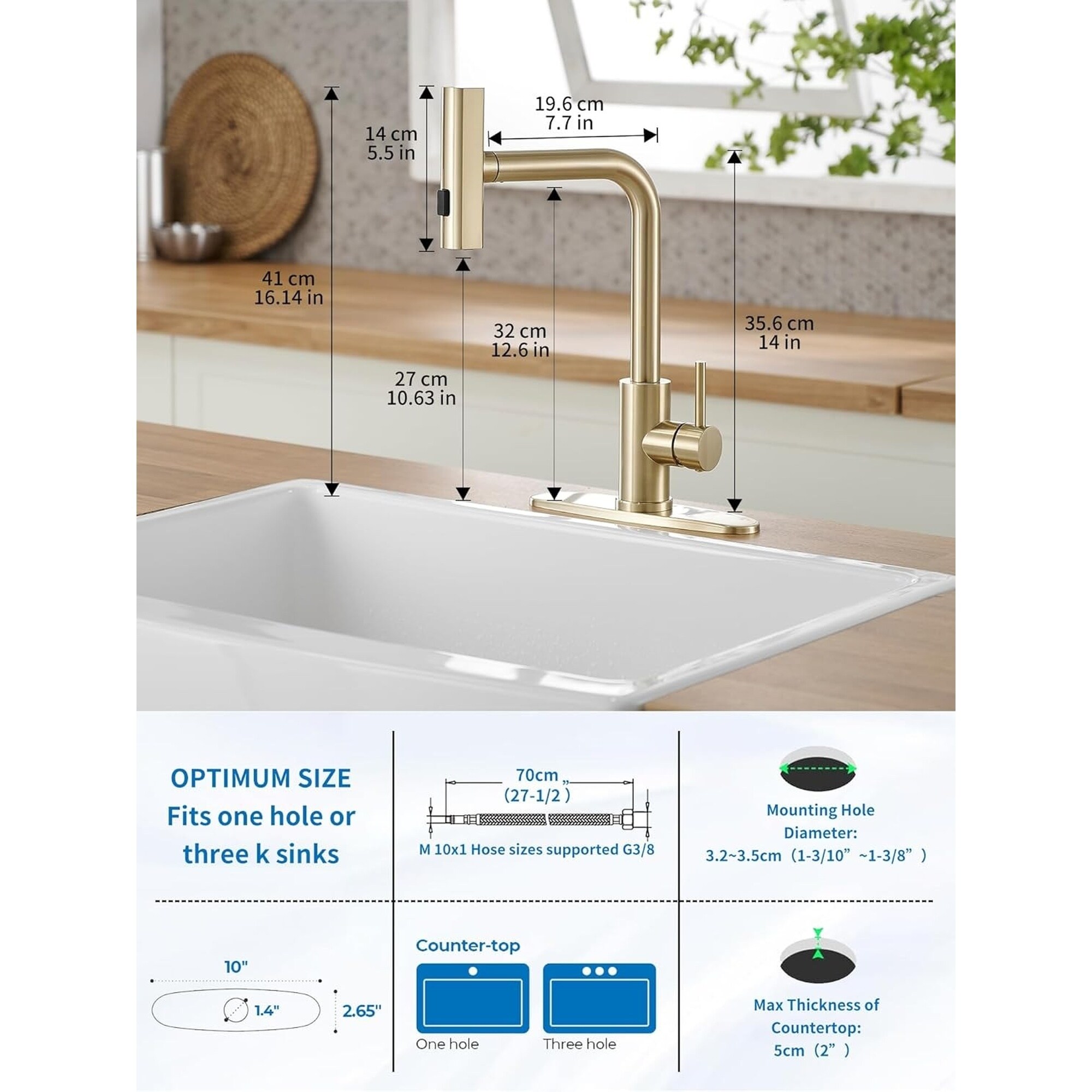 Numhew NHBEN47154 Kitchen-Faucets - View #7