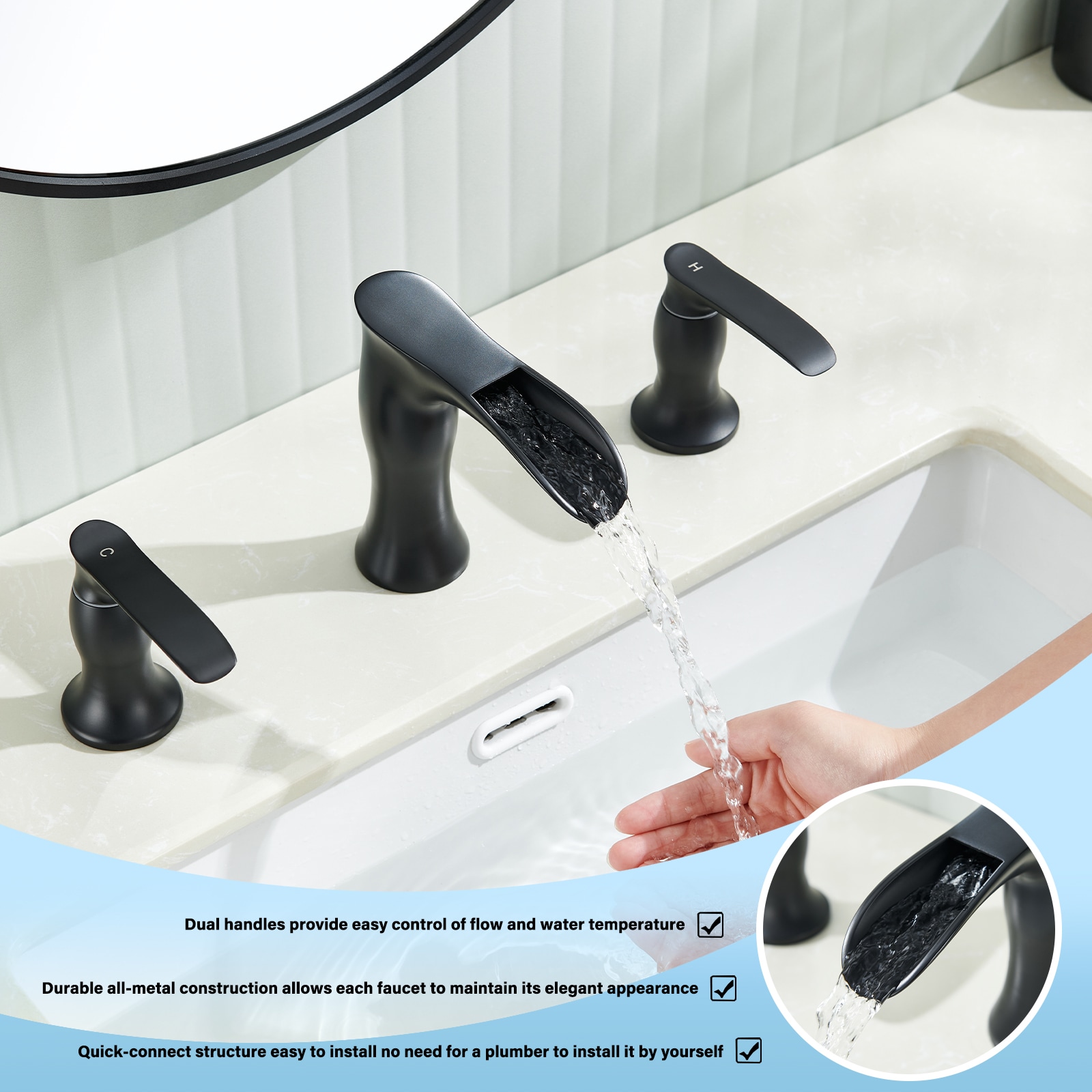 Flynama GOL-F201006 Lavatory-Faucets - View #2