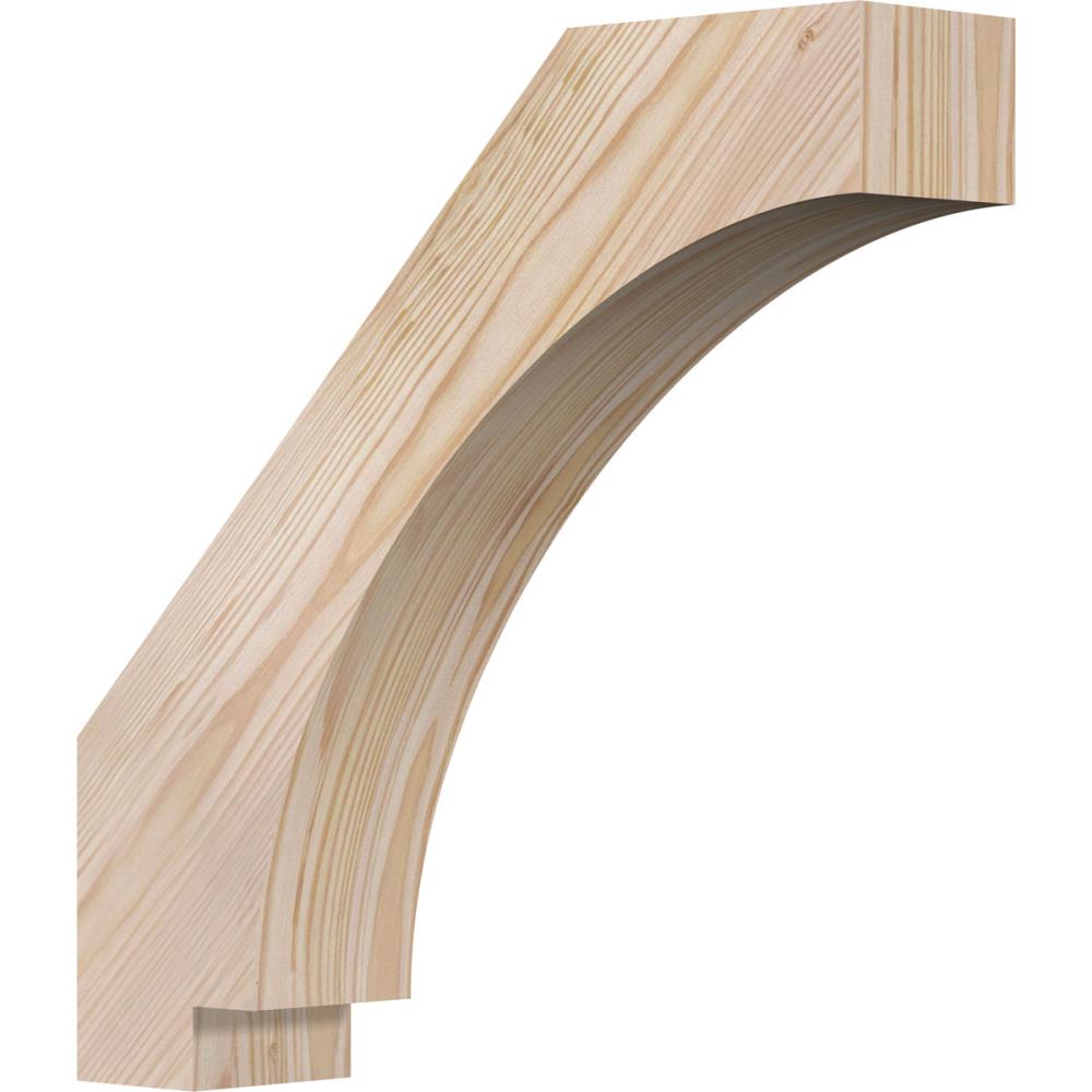 Ekena Millwork BRC04X16X16IMP00SDF 3-1/2-in x 16-in x 16-in Douglas Fir Wood Imperial Smooth Knee Brace