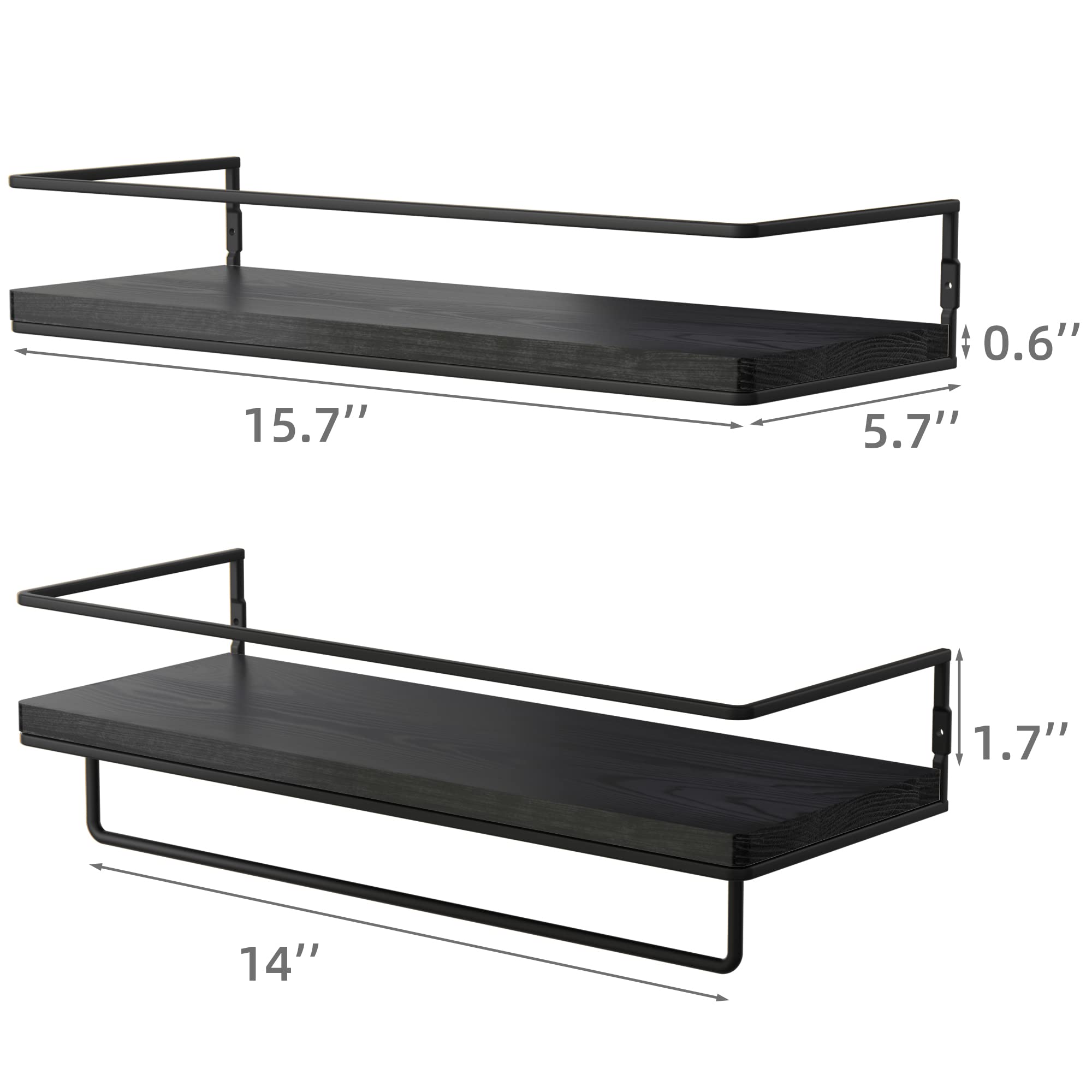 Misopily LMS1224B35 Bathroom-Shelves - View #3