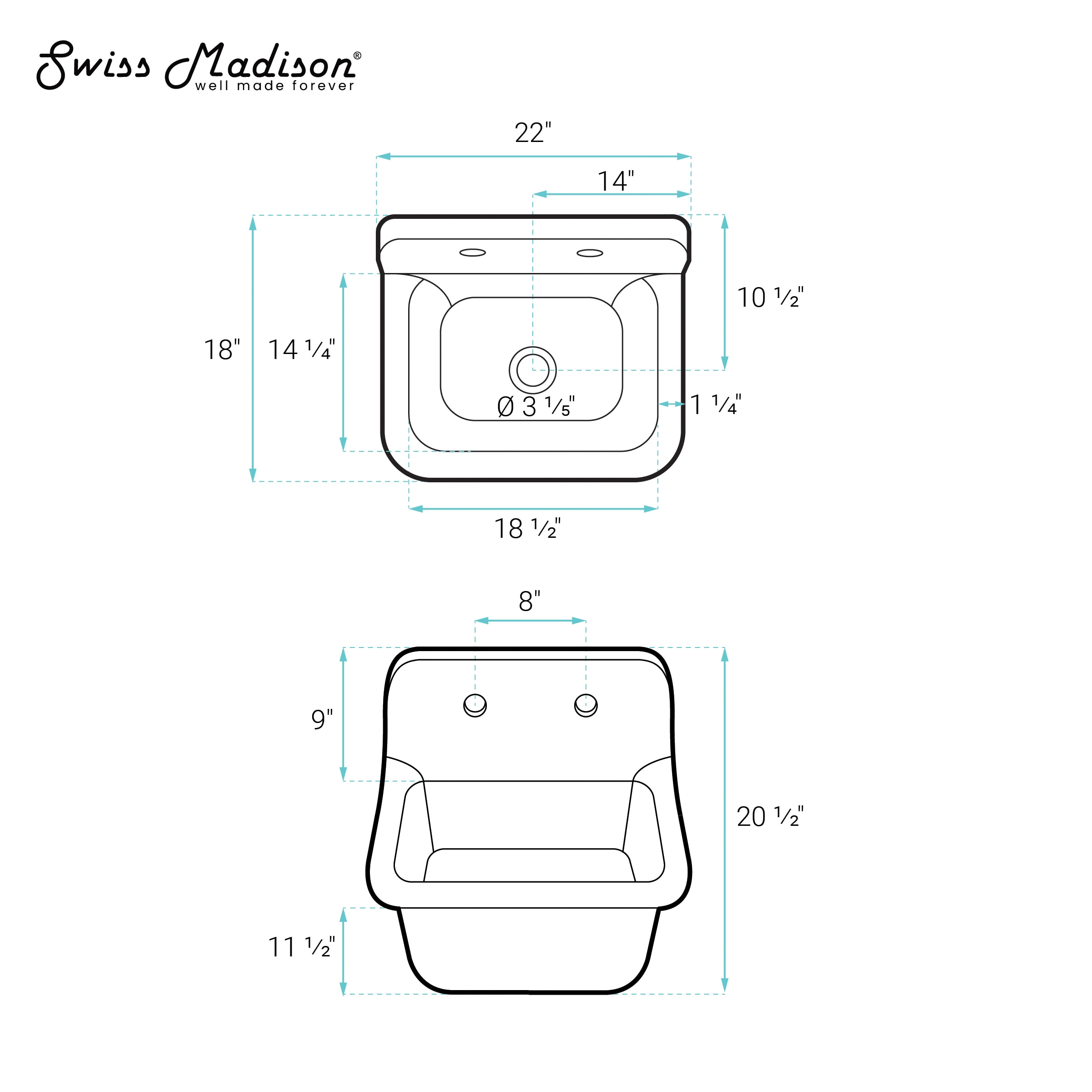 Swiss Madison SM-25-WSVIE03BK Bath-Sink - View #6