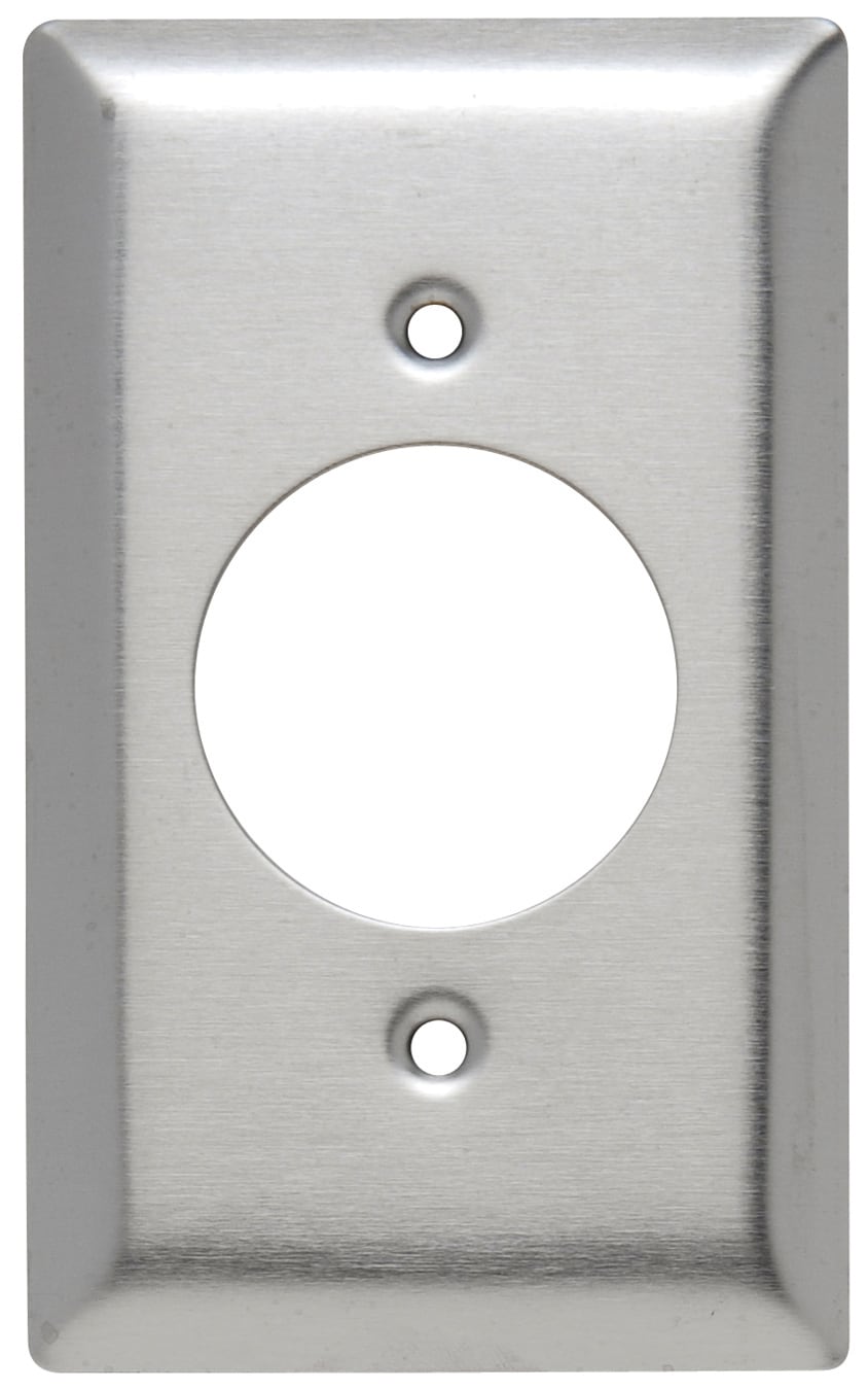 Pass & Seymour/Legrand SS720-CC15 Pass Seymour 1 -Gang Standard Size Stainless steel Stainless steel Indoor Round Wall Plate