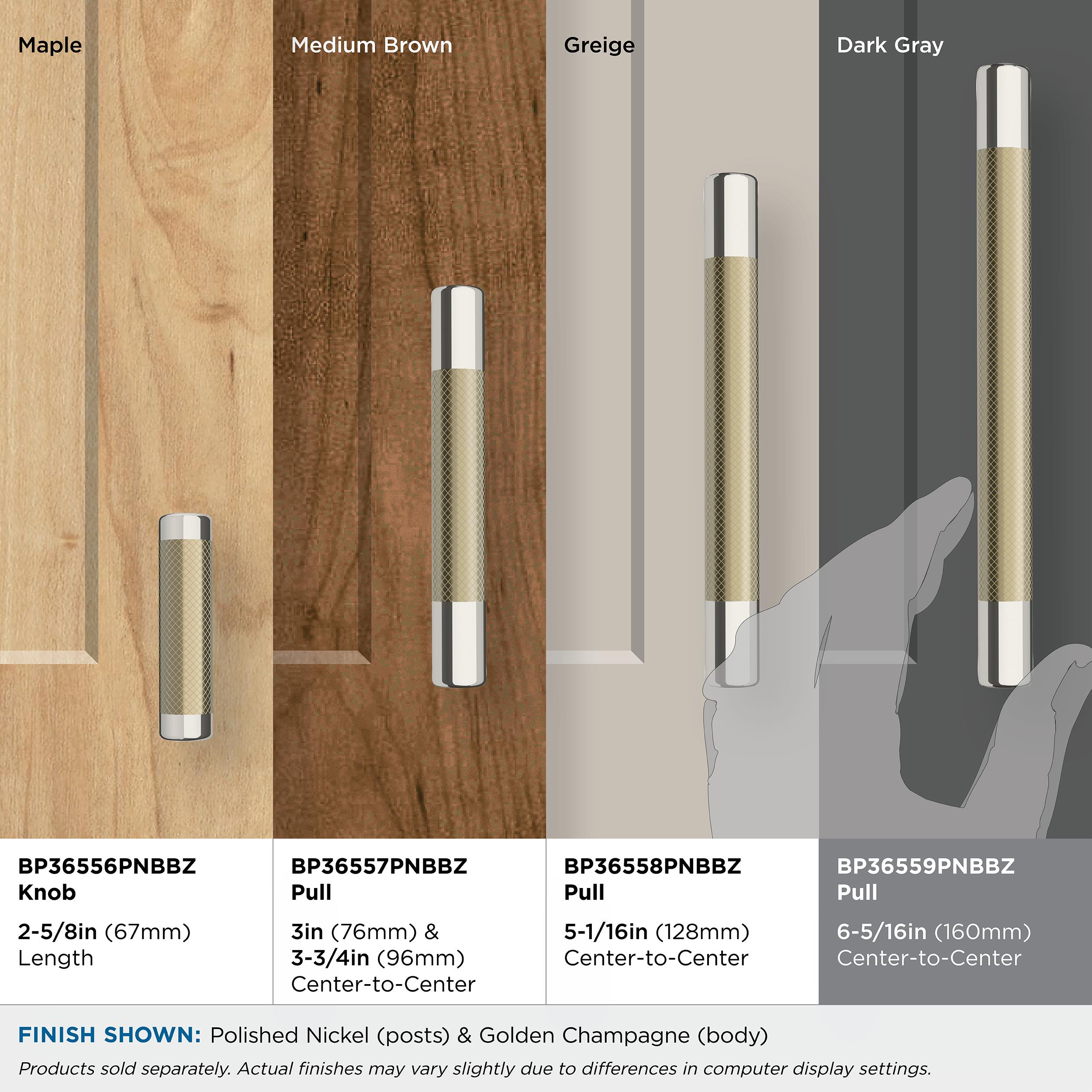 Amerock BP36559PNBBZ Cabinet-Pulls - View #5
