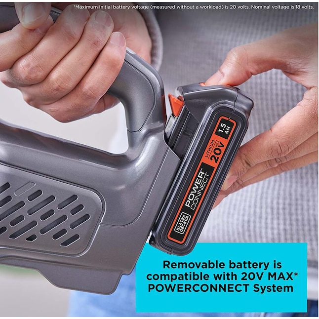 BLACK+DECKER PowerConnect 20-Volt Cordless Car Handheld Vacuum in the  Handheld Vacuums department at