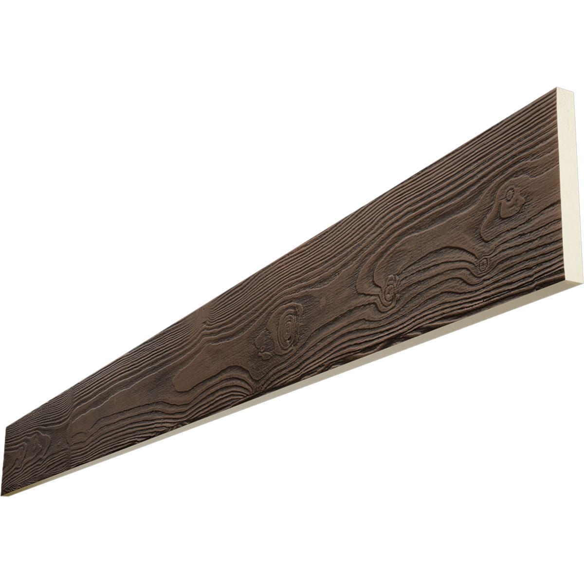Ekena Millwork 1699753 1-in x 8-in x 12-ft Aged Finished Urethane I-Shaped Decorative Beam