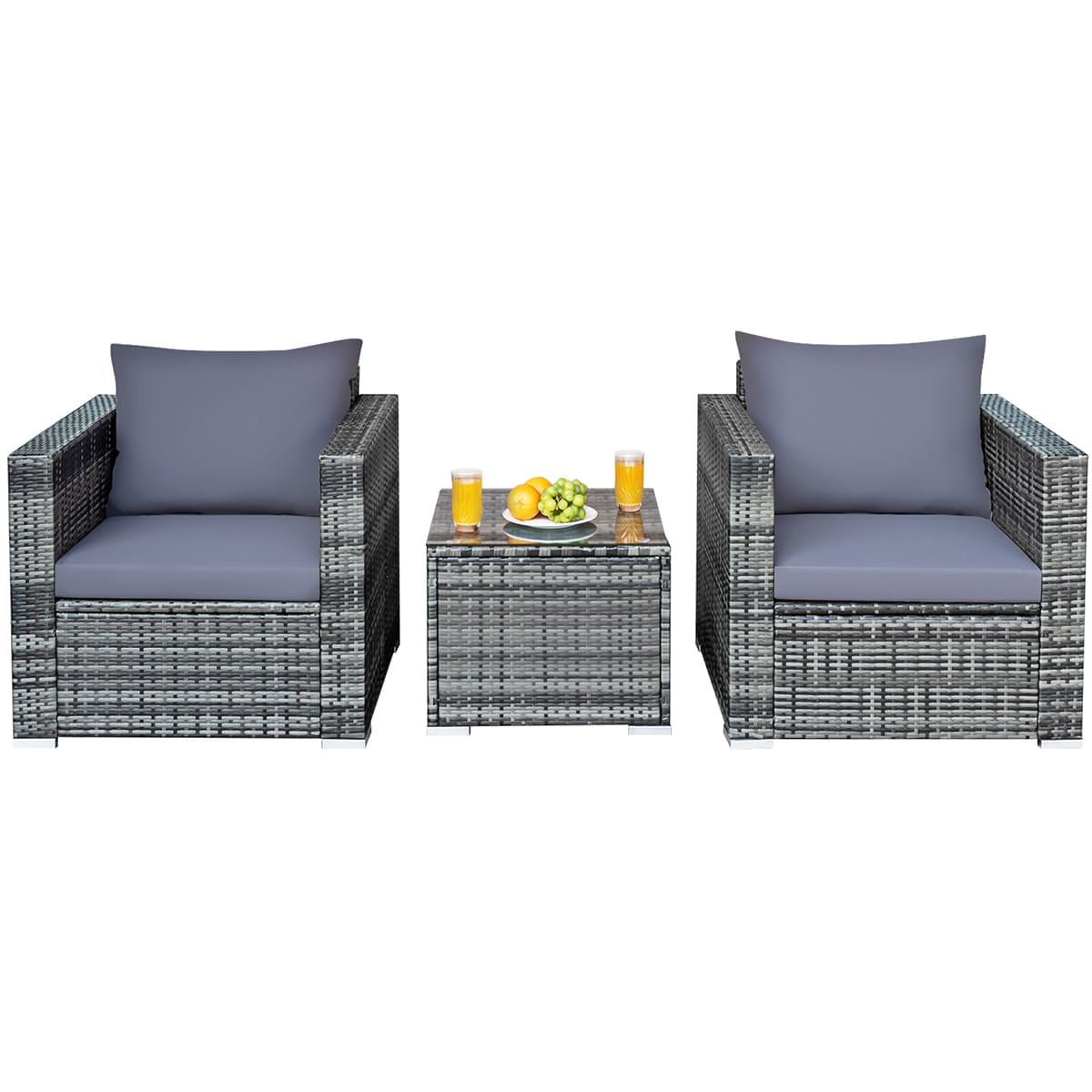WELLFOR OUG66530GR+ Patio-Conversation-Sets - View #2