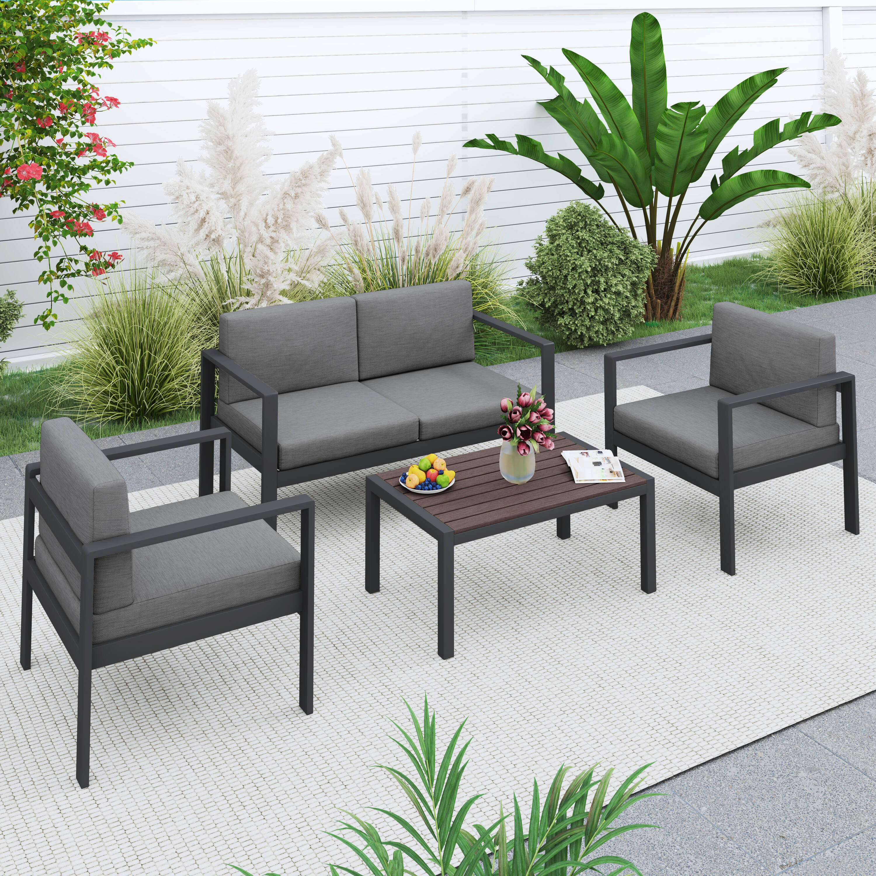 AHIOU HOME ZAAHG-8S00017SF Patio-Conversation-Sets - View #3