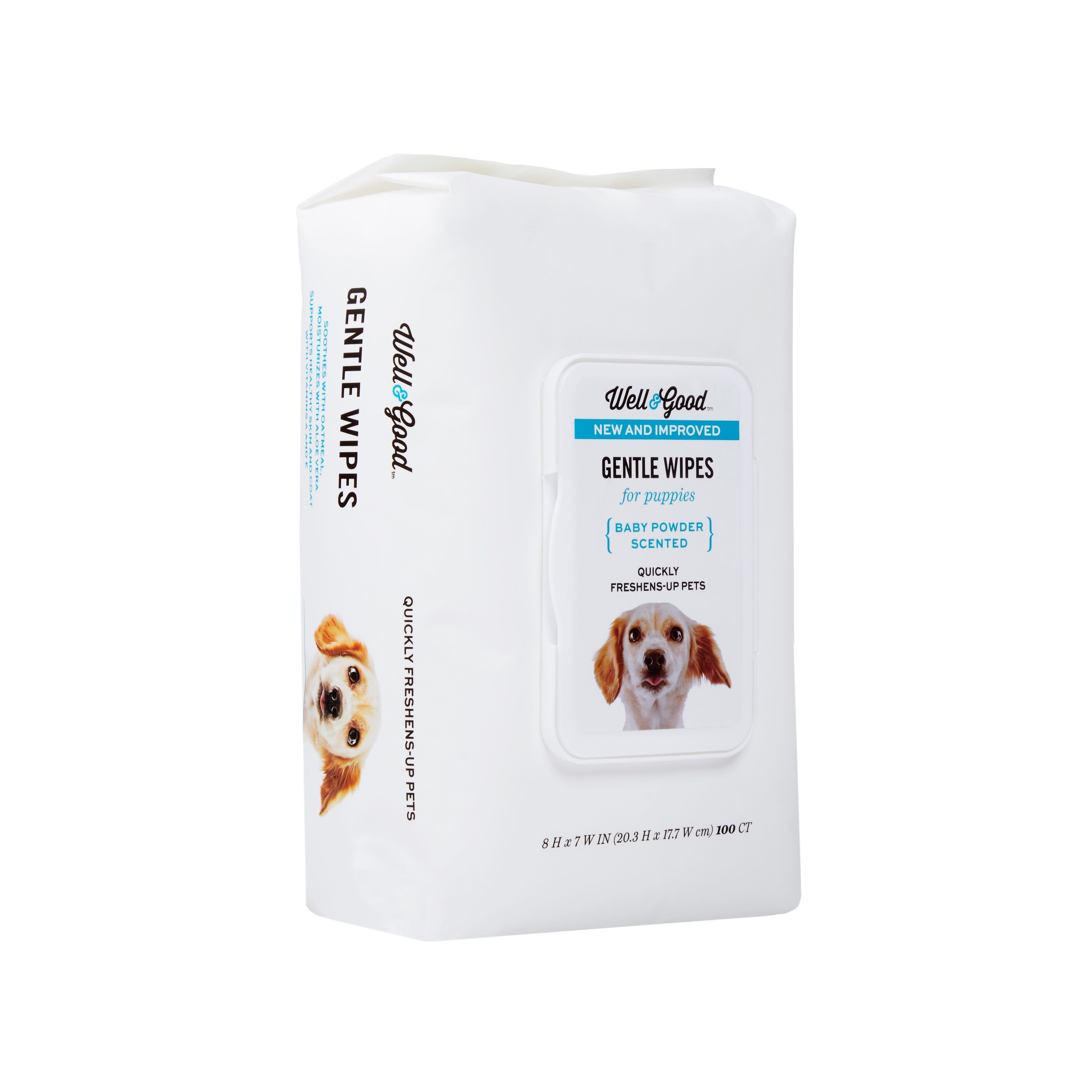 Well Good Gentle Puppy Grooming Wipes for Odor Control Quick