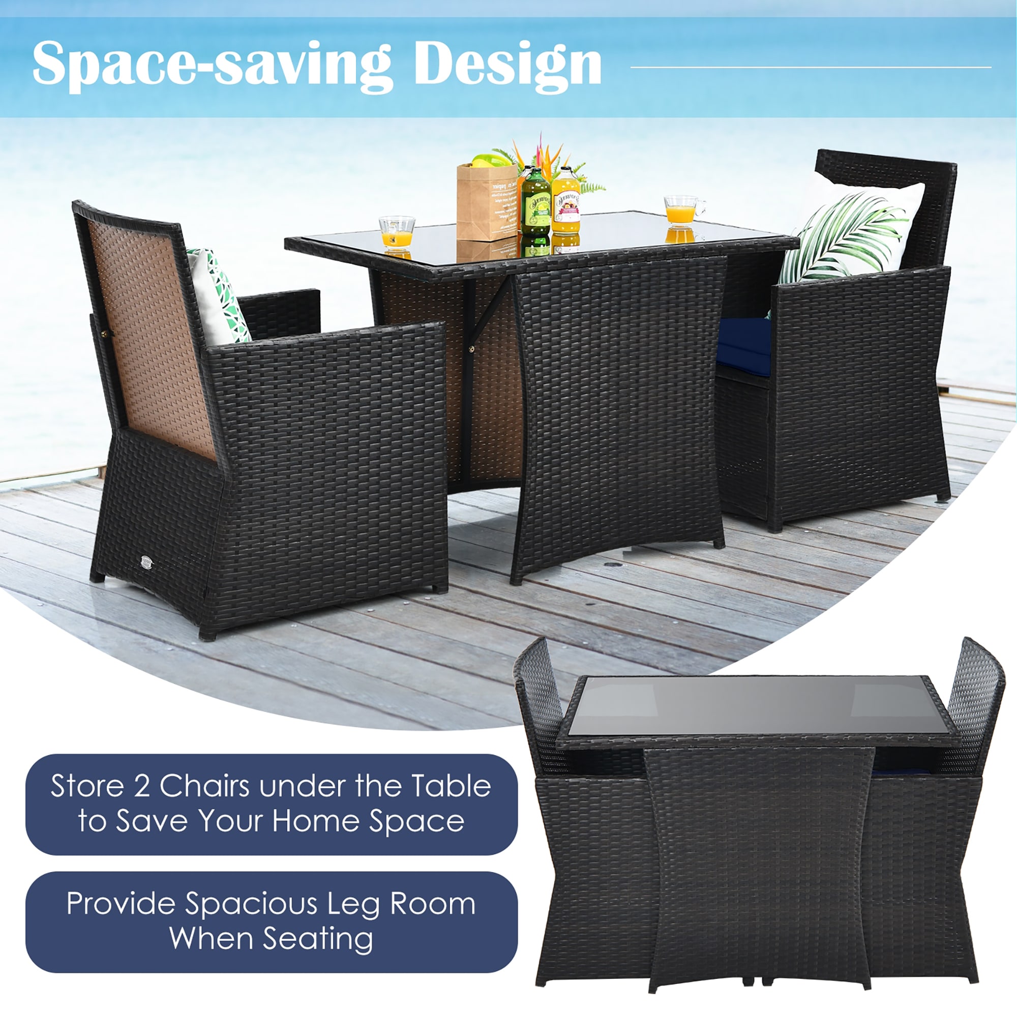 Forclover HYFW-178NY Patio-Conversation-Sets - View #7