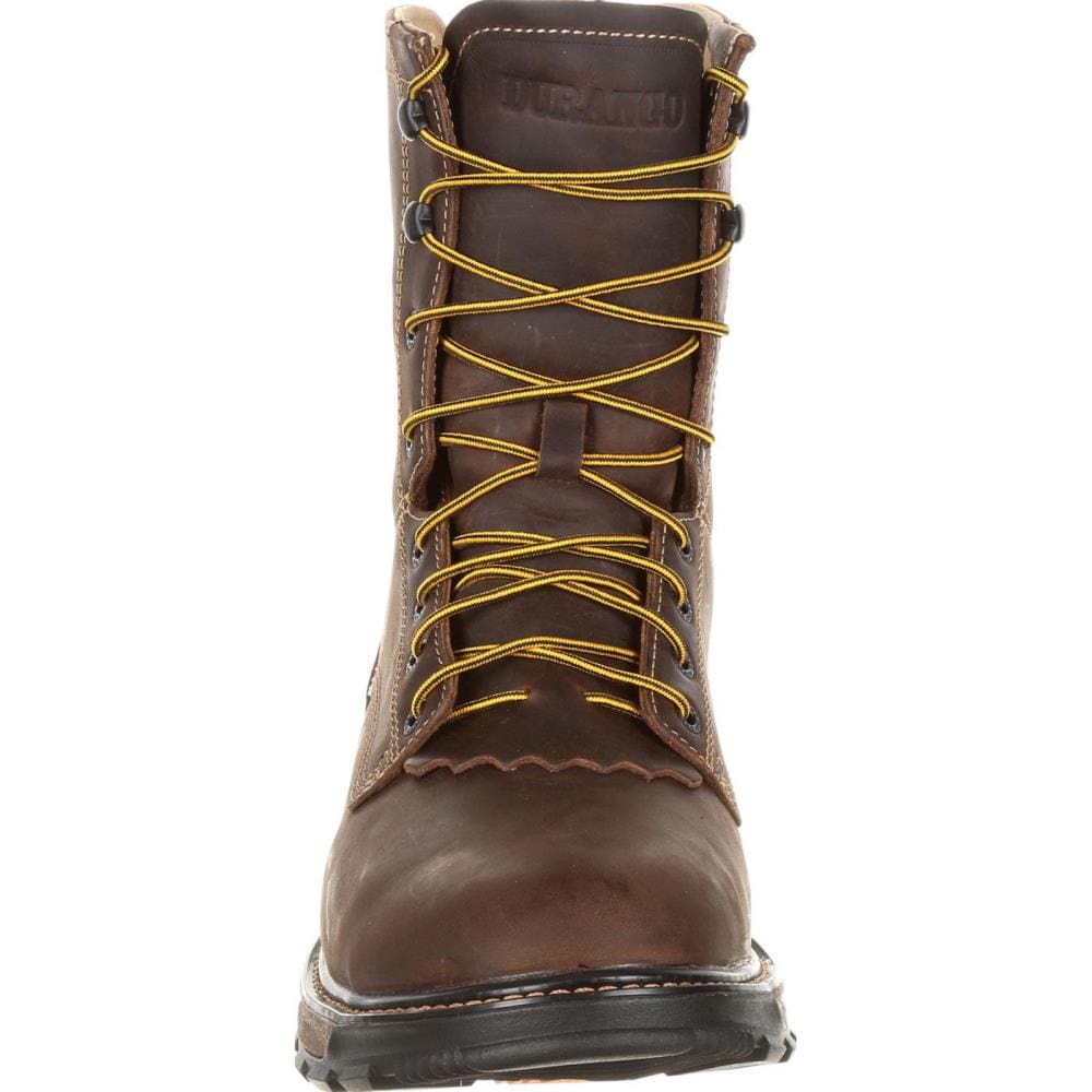 Durango Mens Oiled Brown Waterproof Steel Toe Work Boots Size: 9.5 Wide ...