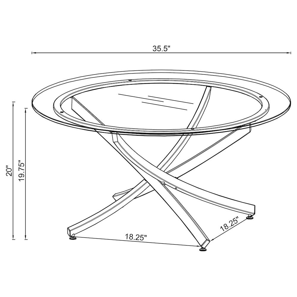 FurniFact BO3325537WHT Coffee-Tables - View #4