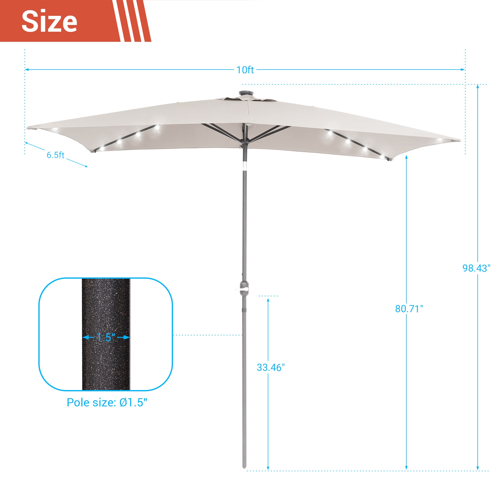ACEGOSES LW-320M-LED Umbrellas-2 - View #9