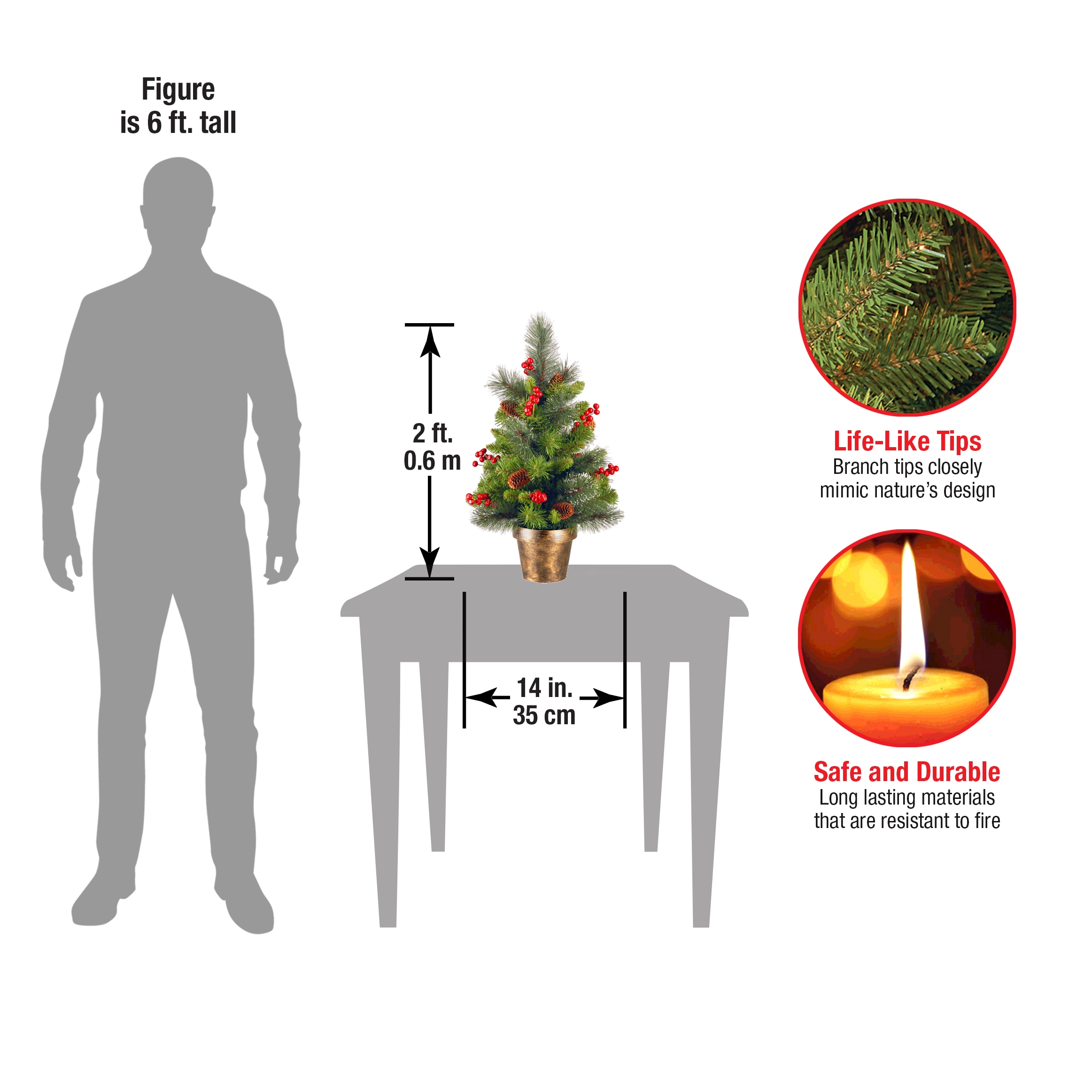 National Tree Company CW7-701-20 Artificial-Christmas-Trees - View #4
