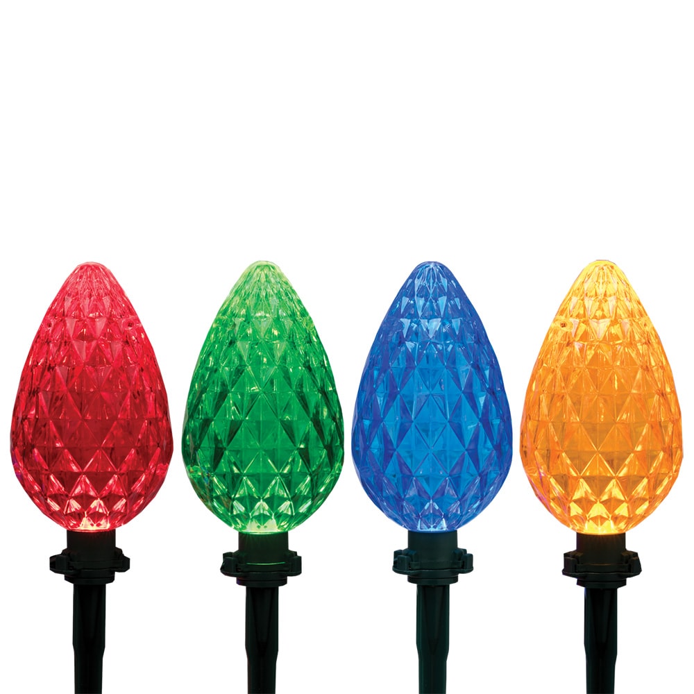 Details about   GE 1.5 FT StayBright 160 LED 2-Marker Multicolor Christmas Tree Pathway Markers 