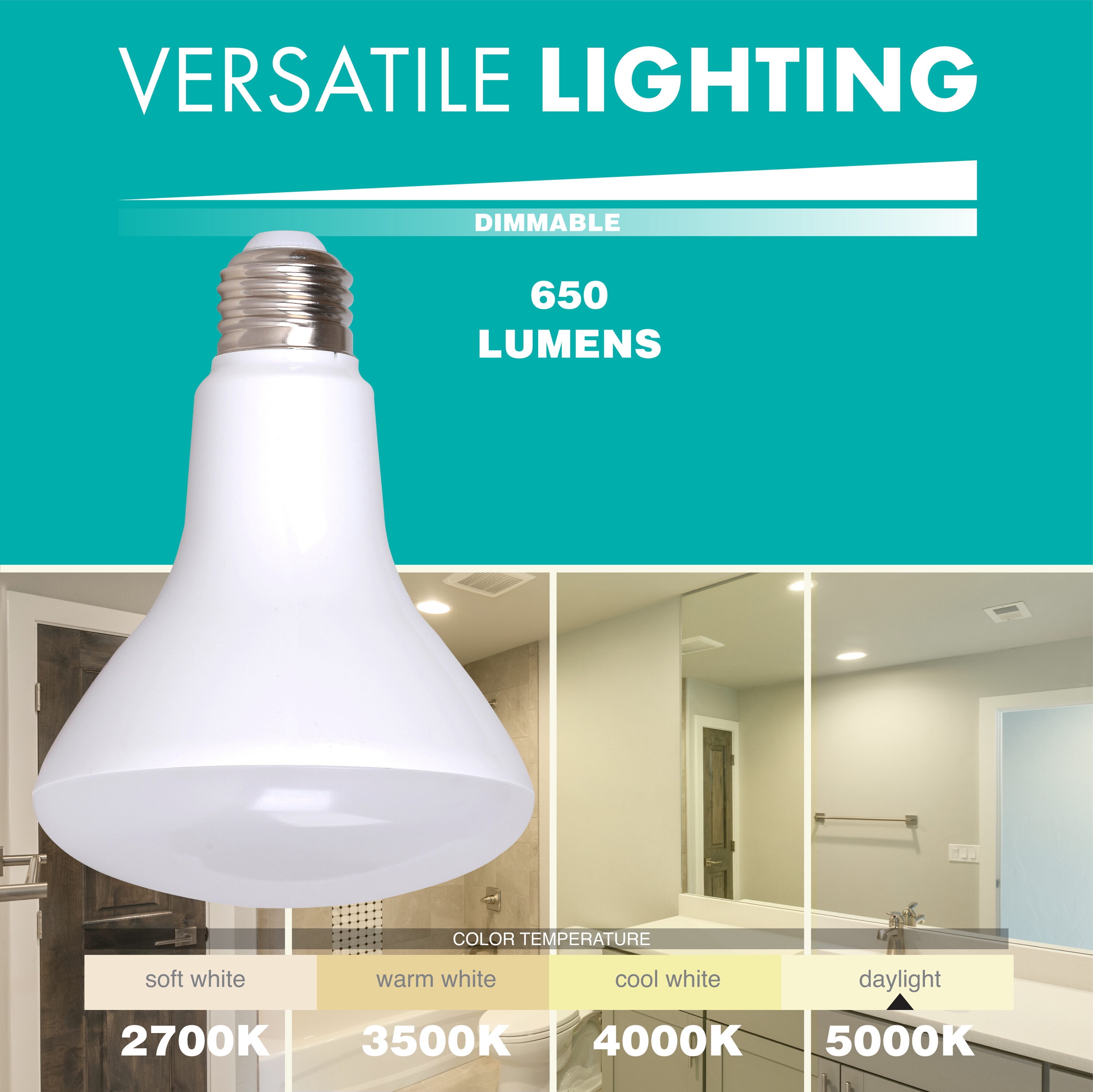 Simply Conserve LR30D08W-50K-8PK Led-Flood-Spot-Light-Bulbs - View #4