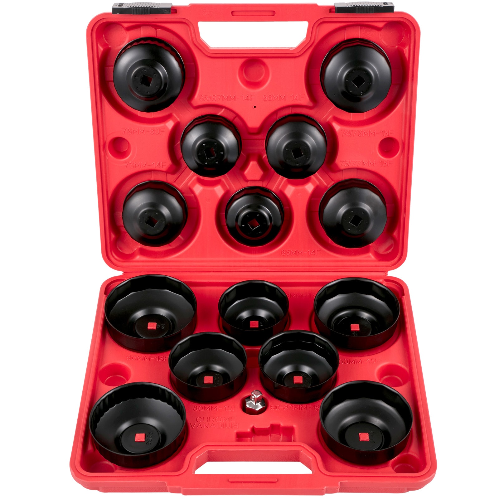 VEVOR JYLQQCXGJJT140069V0 Oil filter wrench Steel 14 -Pack