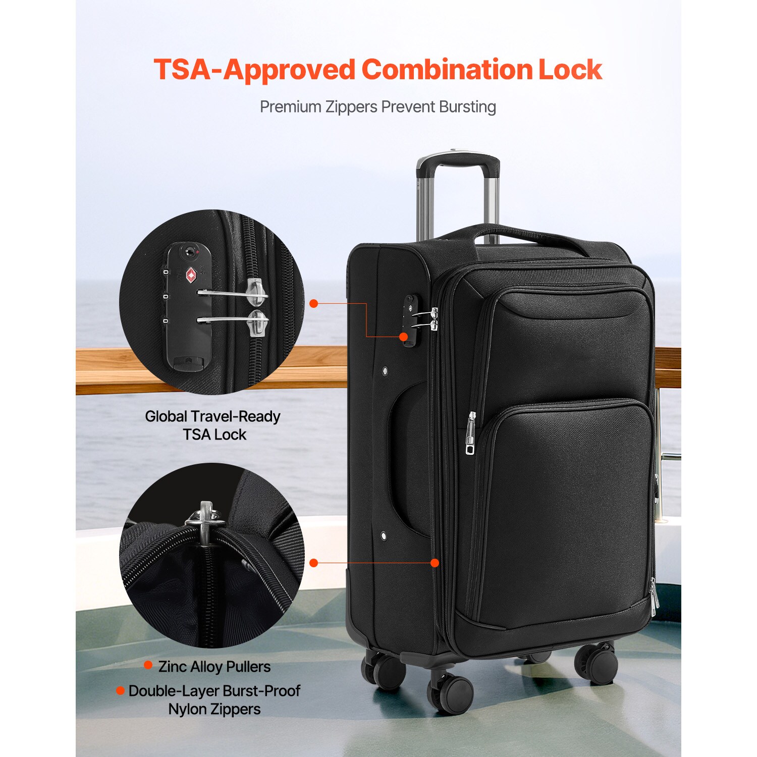 VEVOR SCBYKSTXBYHS07804V0 Luggage-And-Luggage-Sets - View #4