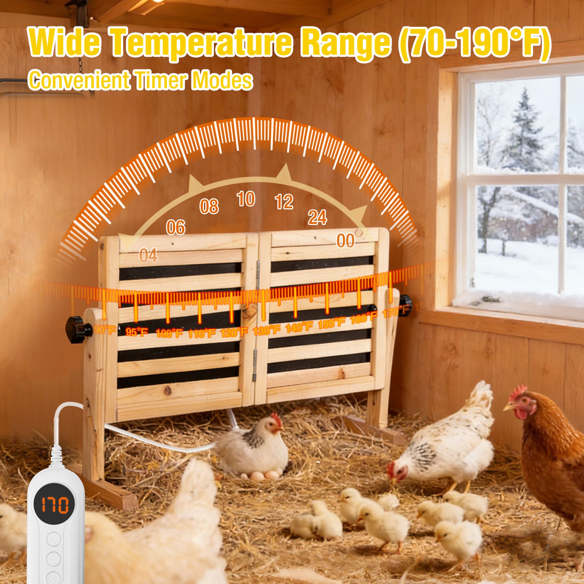 Aivituvin AIR7035-O Chicken-Coops-Rabbit-Hutches - View #3