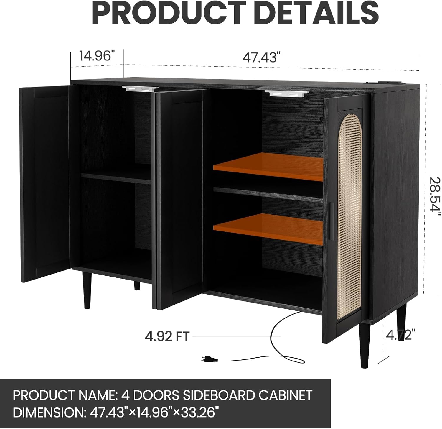Qeetex LHF-BG-NT92245 Dining-Kitchen-Storarge - View #2