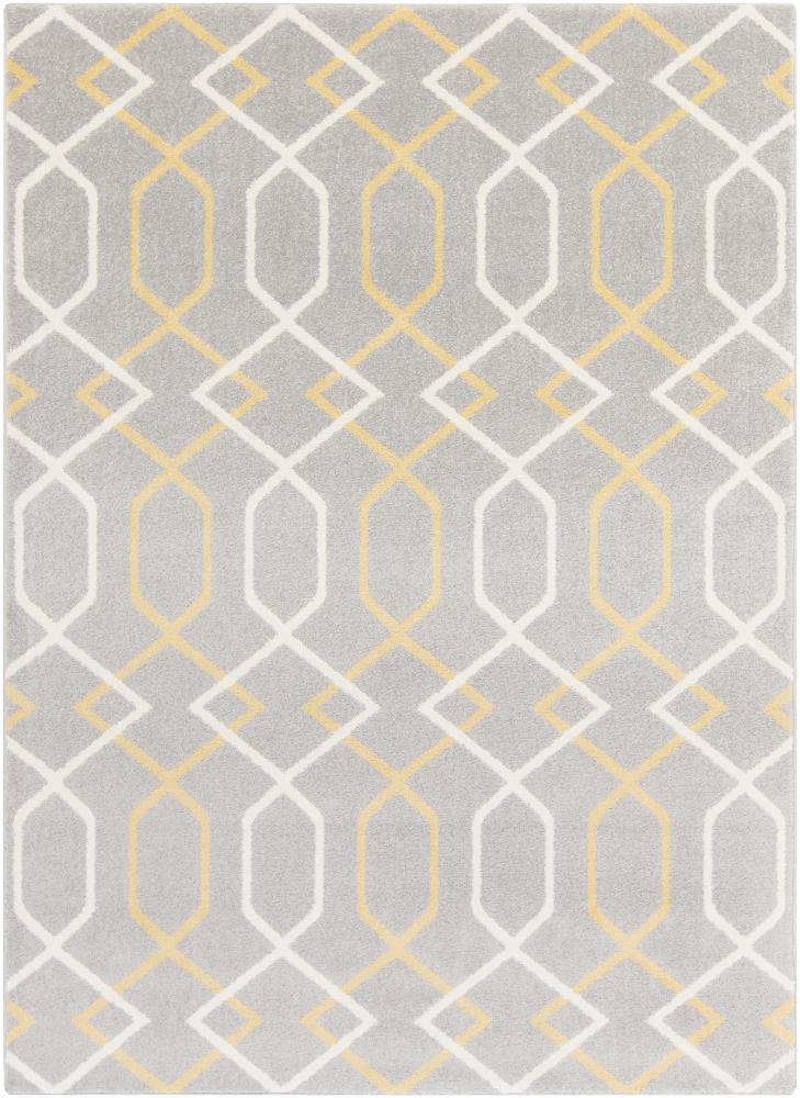 Surya HRZ1043-5373 Horizon 5 X 8 (ft) Yellow Indoor Trellis Area Rug