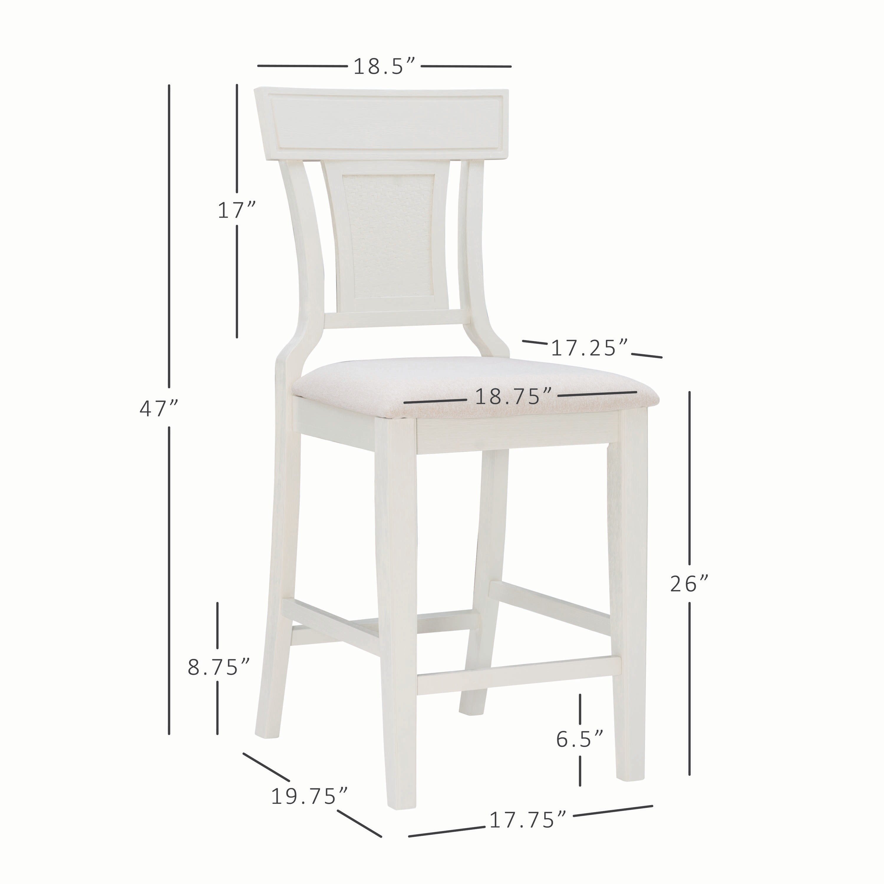 Linon LOWES1490 stools - View #8