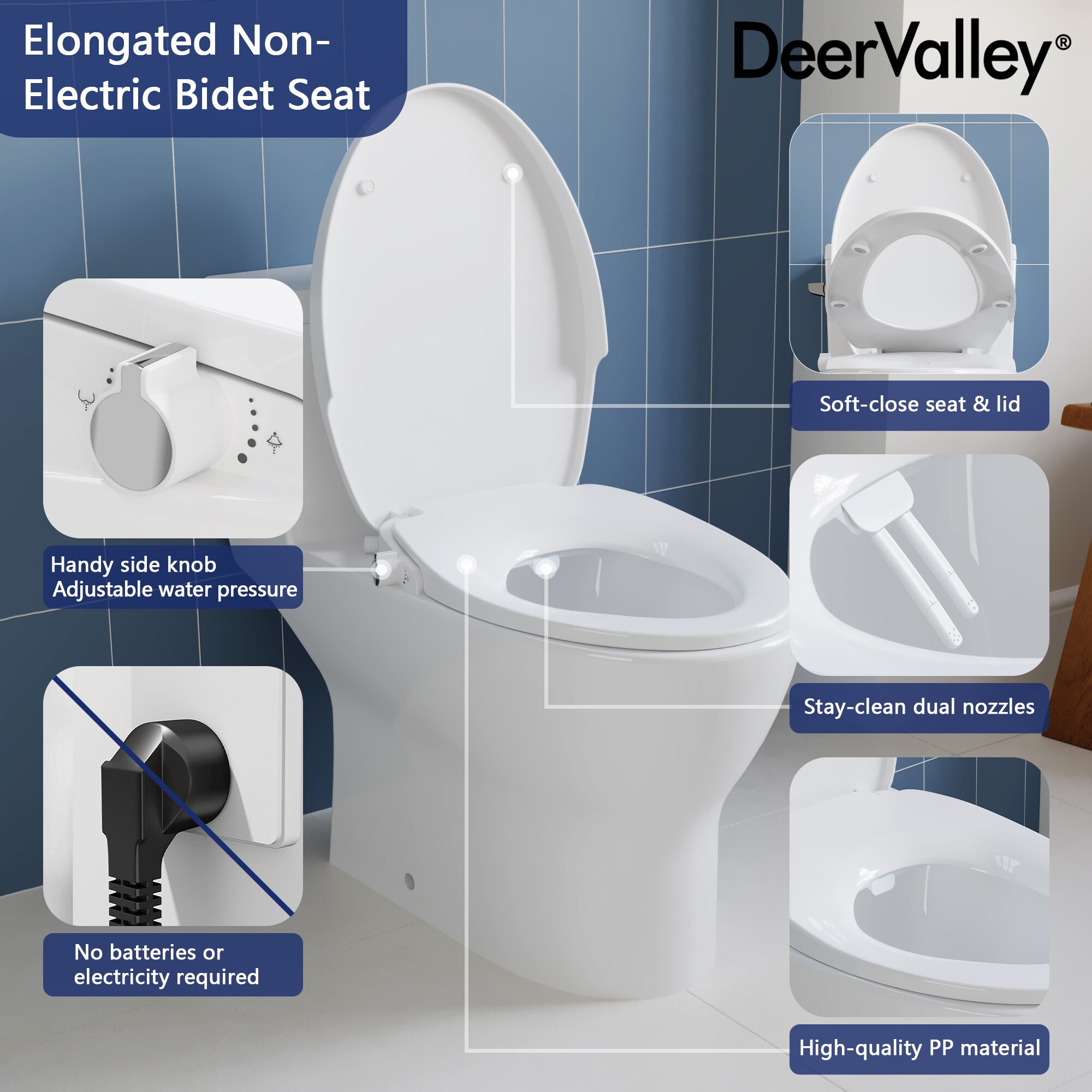 DeerValley DV-1S0038 Bidet-Toilet-Seats - View #5