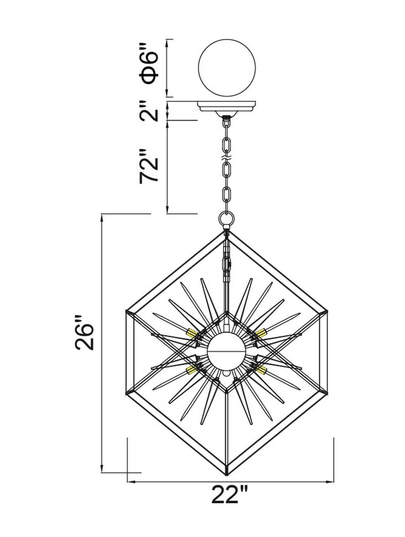 CWI Lighting 1178P22-6-601 b090015 - View #8