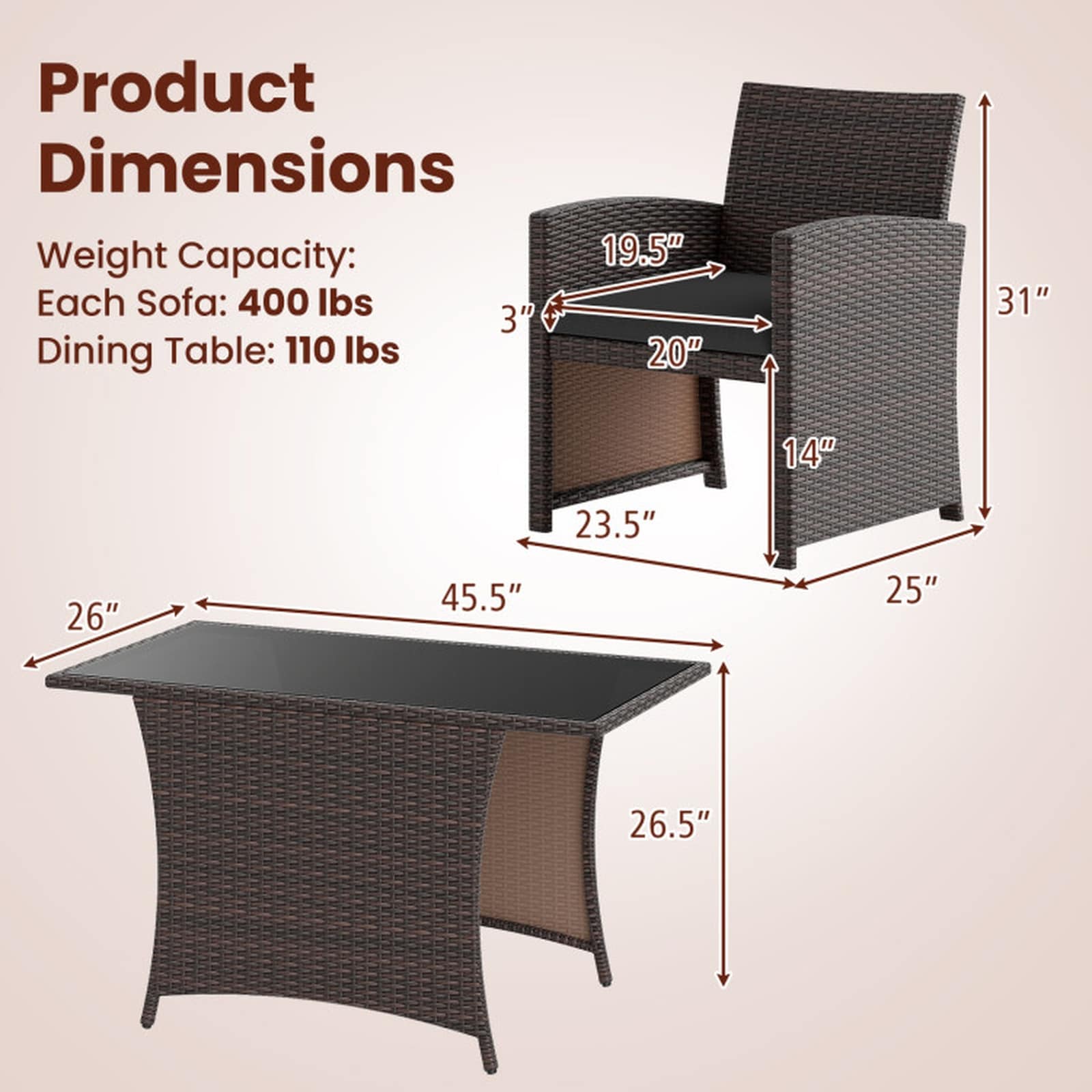 SUGIFT LW102SUGHY1632 Patio-Dining-Sets - View #3